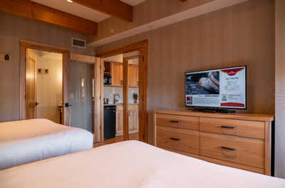 Drift to sleep in these plush beds.