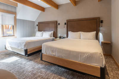 Drift to sleep in comfortable beds after a wonderful day outside.