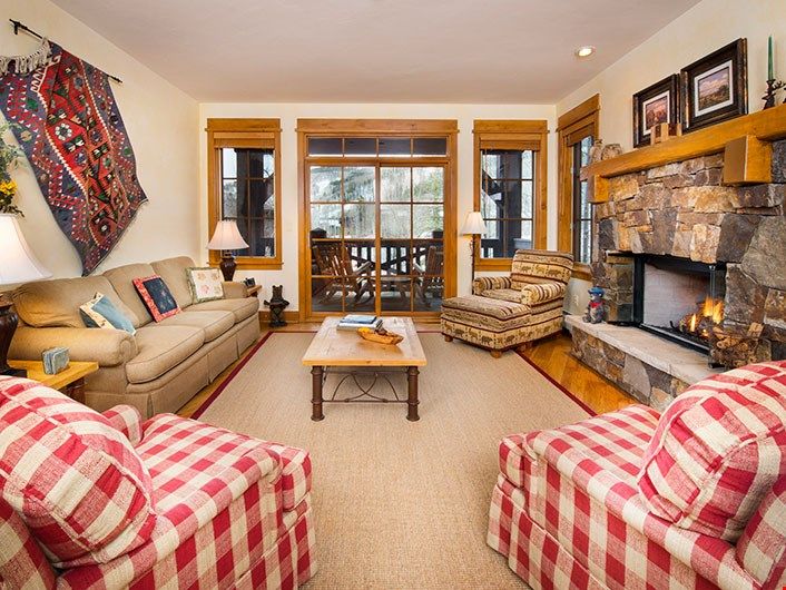 image Kick back your feet and relax in the cozy living area.