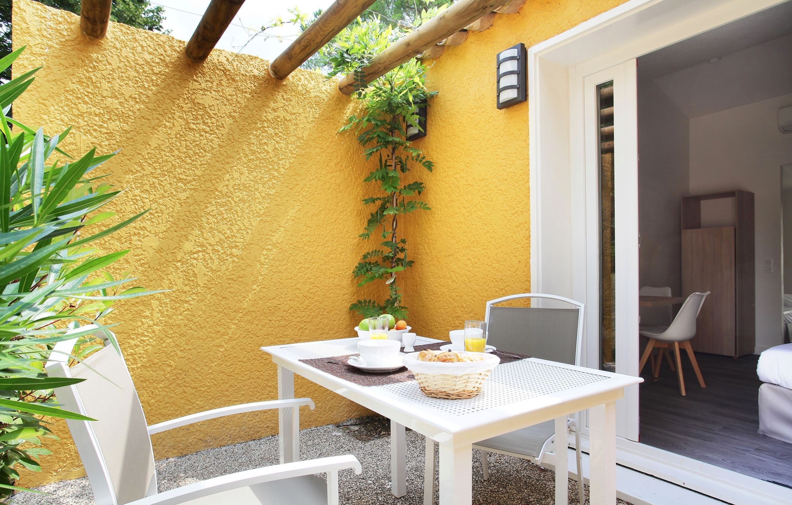 image Open the door and step out onto your private balcony!