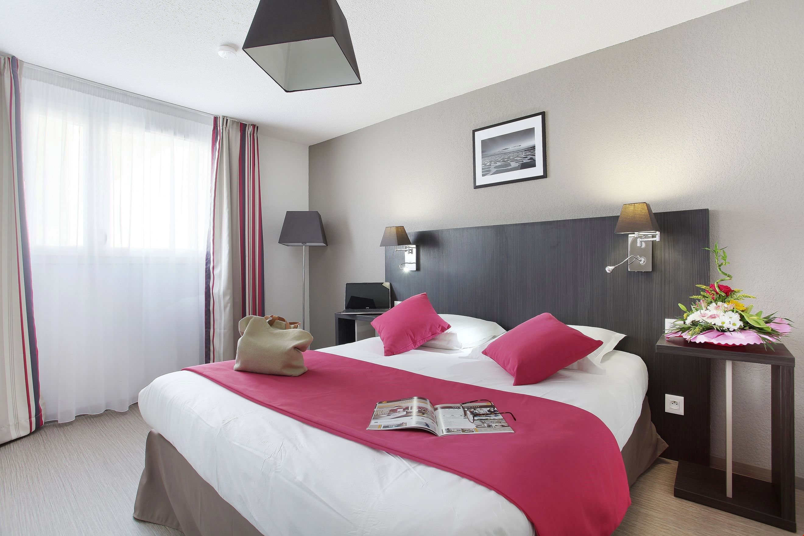 image Sink into the comfortable bedding.