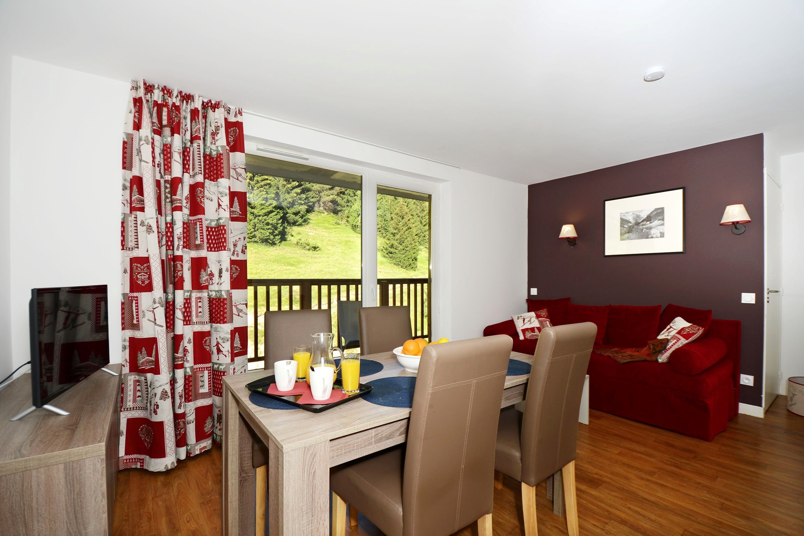 image The lovely open-concept living area provides a relaxing atmosphere for your stay.