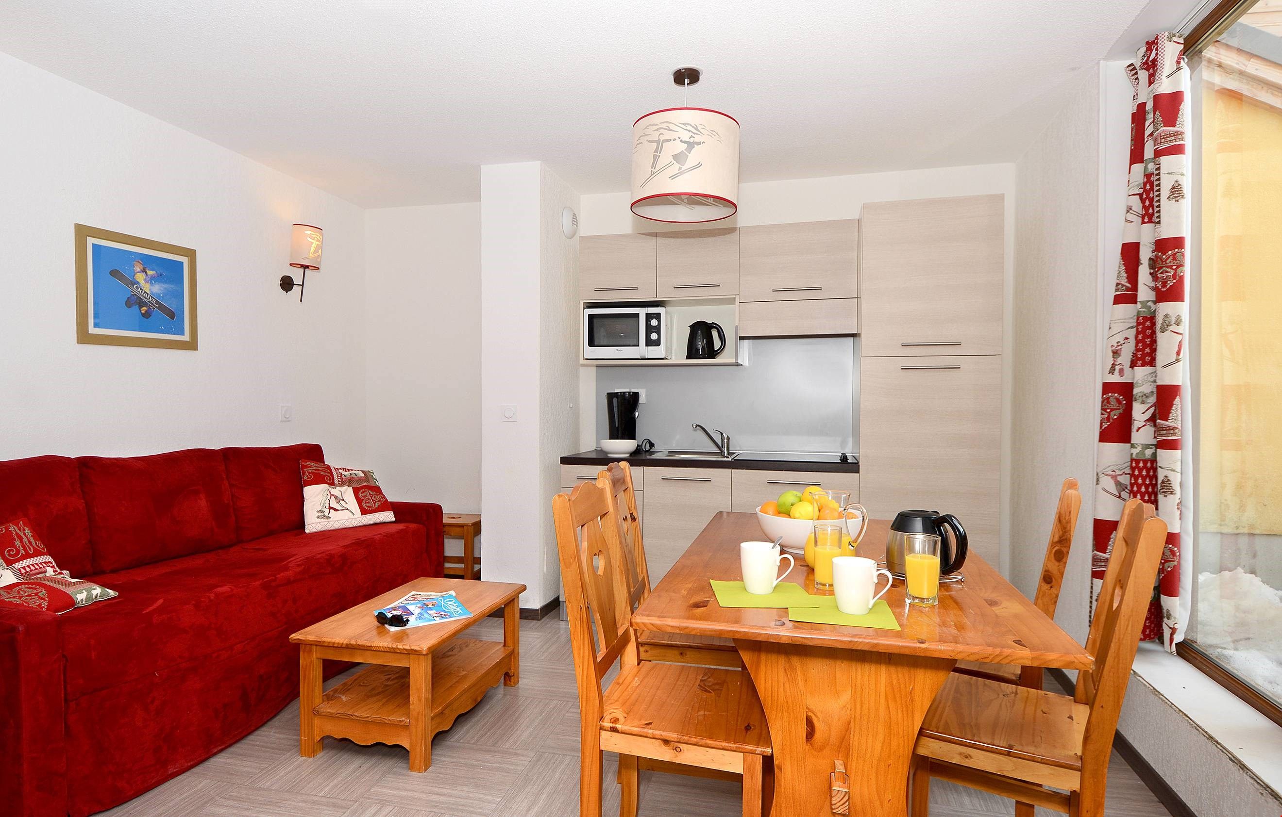 image Relax in the gorgeous open-concept living space which adjoins with the fitted kitchenette.