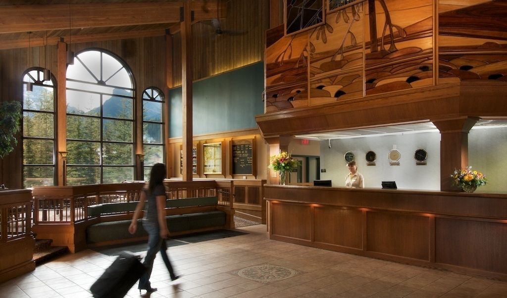 image An elegant lobby space with grand architecture and a welcoming ambiance, perfect for making a memorable first impression.