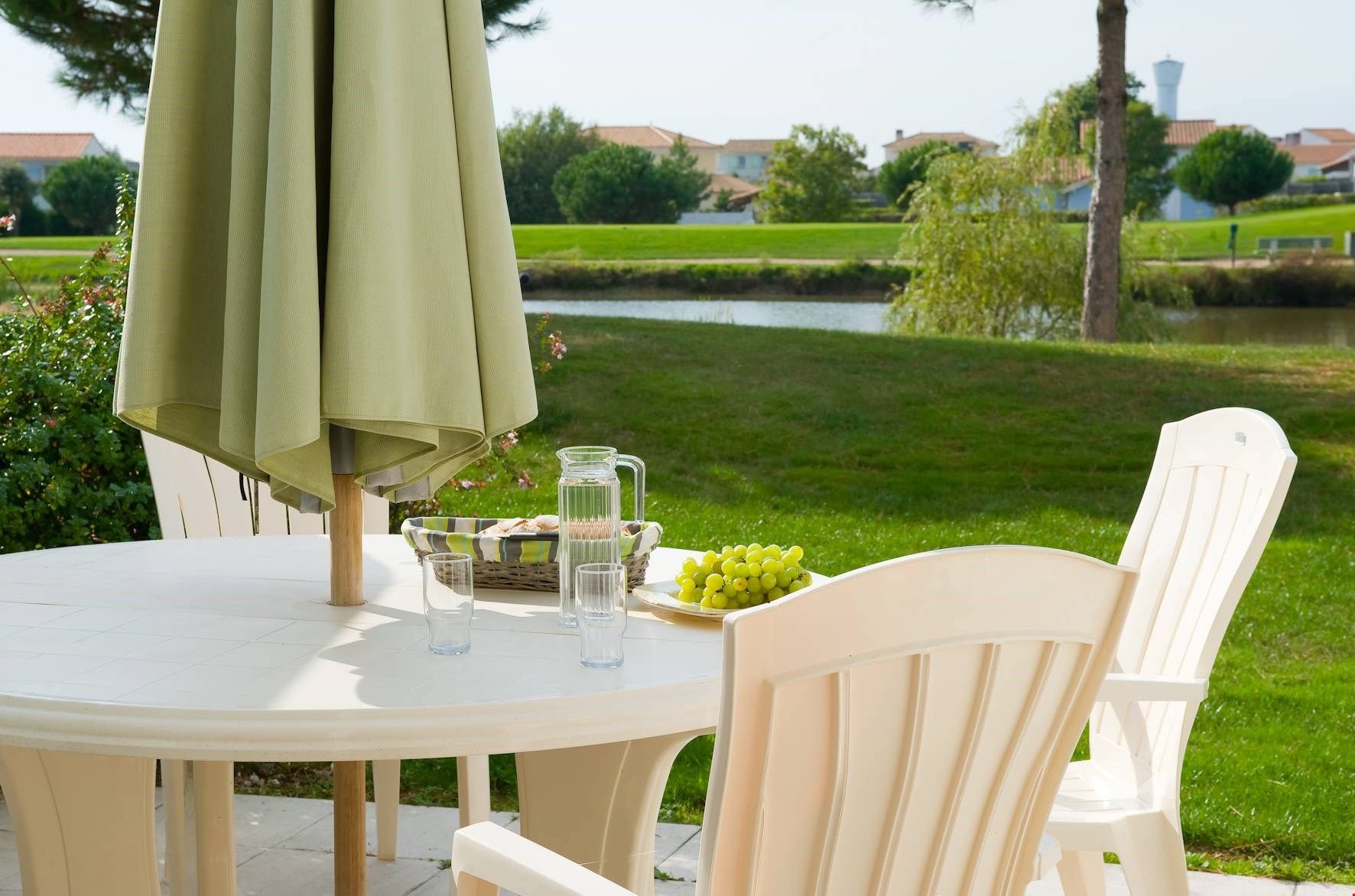 image Sit out on the furnished terrace that opens onto your private garden!