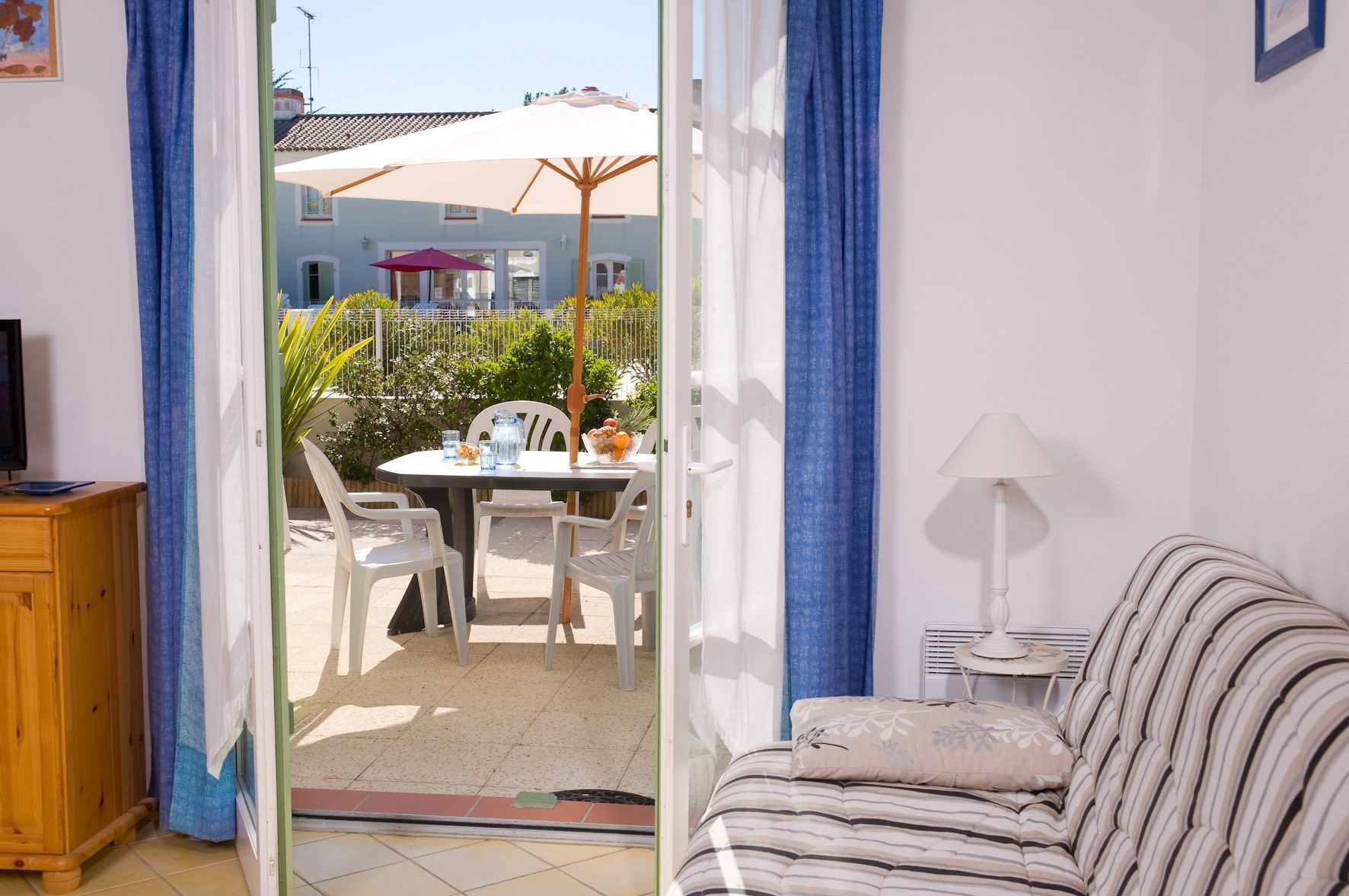 image Open the door and step out onto your private balcony!