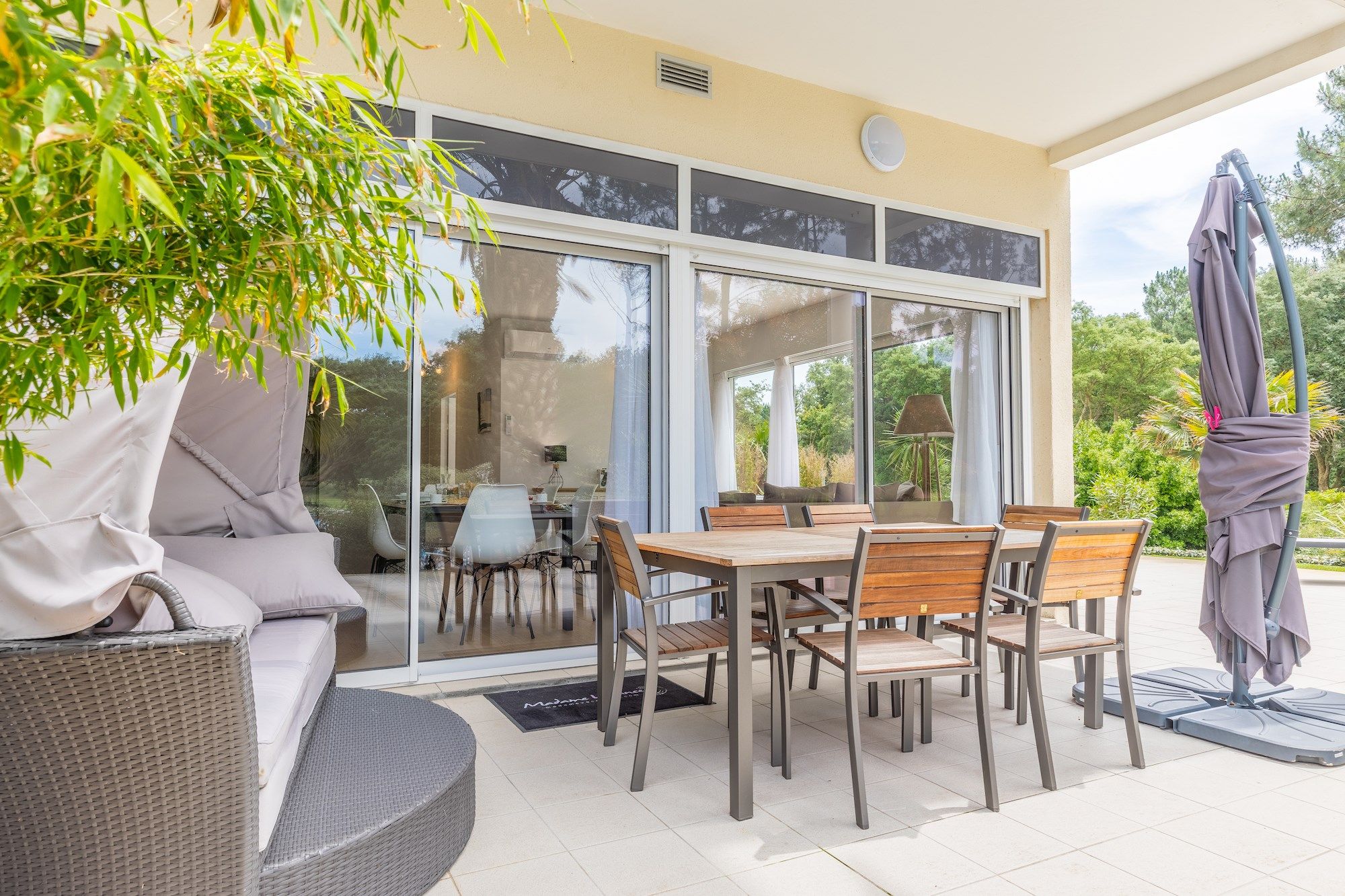 image Sit out on your gorgeous terrace or balcony and enjoy a meal (please note that views vary).