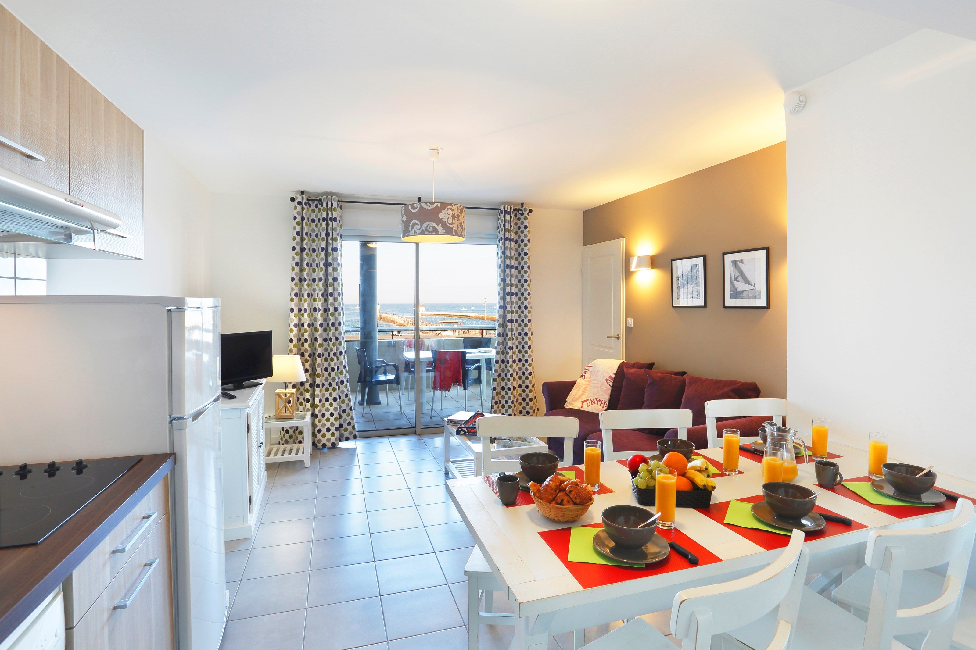 image You will love the comfortable living area. (Please note, this unit MAY feature a balcony on request – let us know if you have a preference, but a sea view is not guaranteed.)