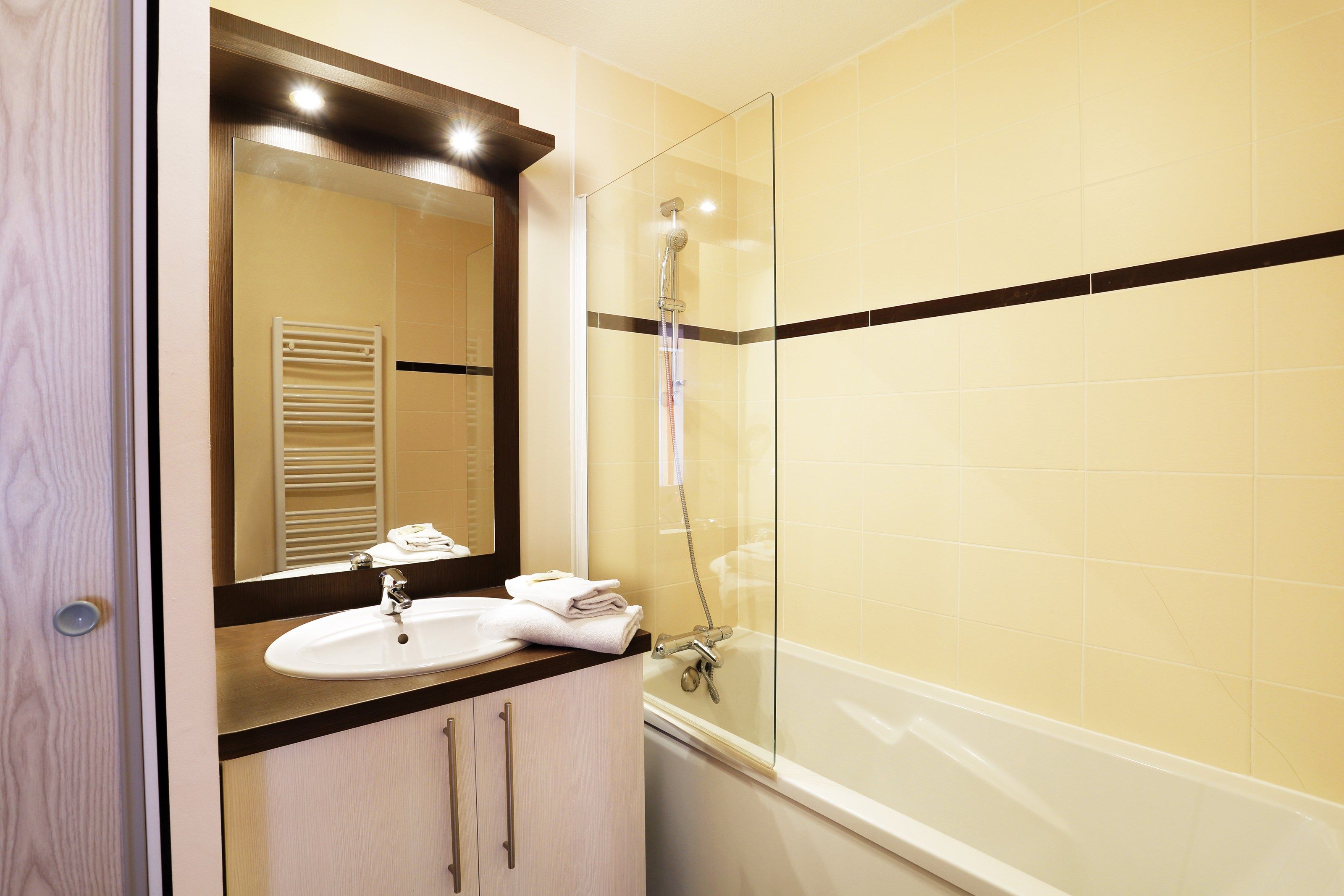 image Get ready for your day on the beach in the bathroom.
