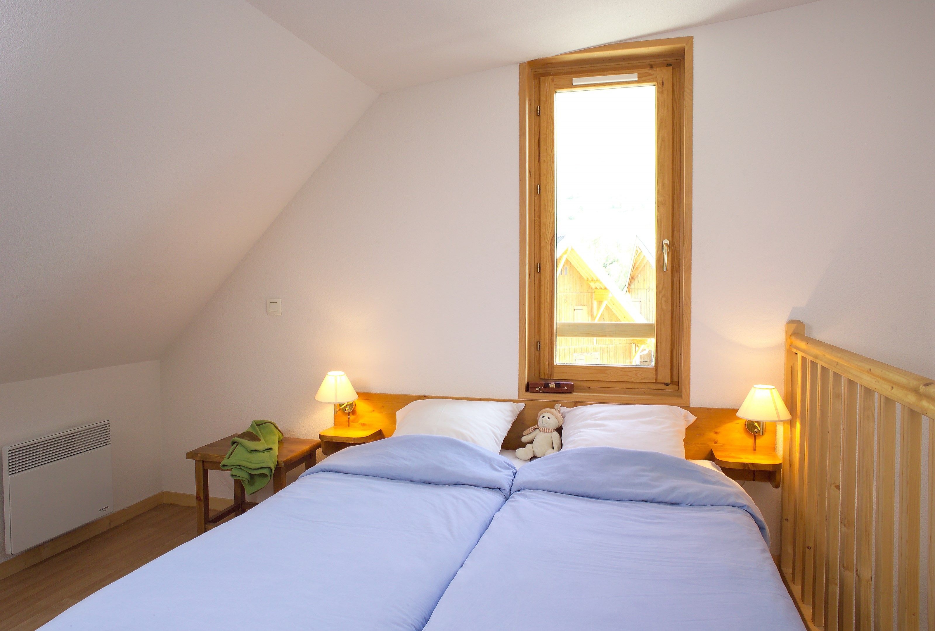 image Get a peaceful night sleep in our cozy bedroom - there may be a Double bed or 2 Single beds.