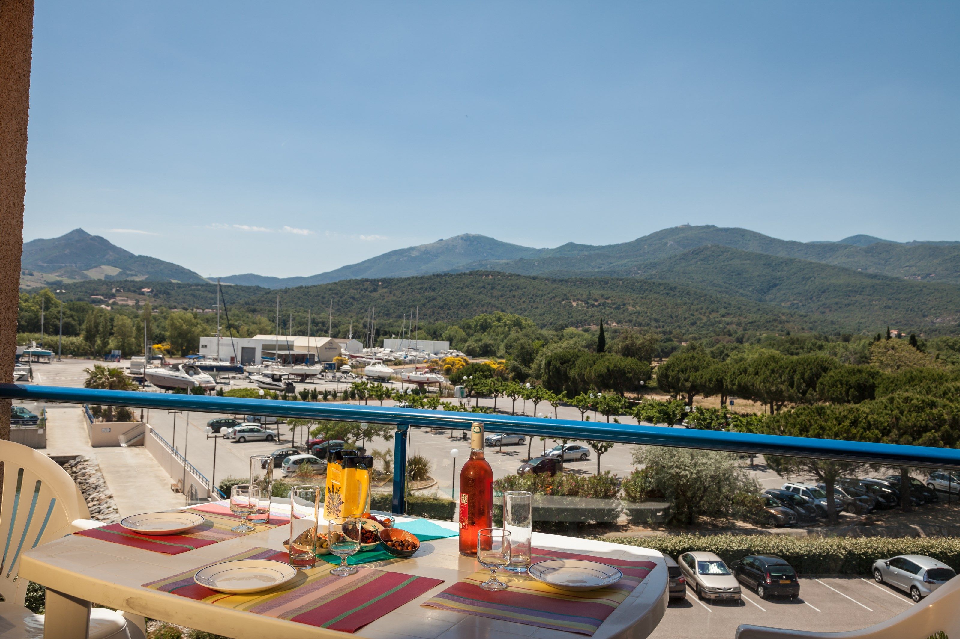 image Indulge in your wine with the sunshine on your private balcony or terrace! (Note: views may vary).