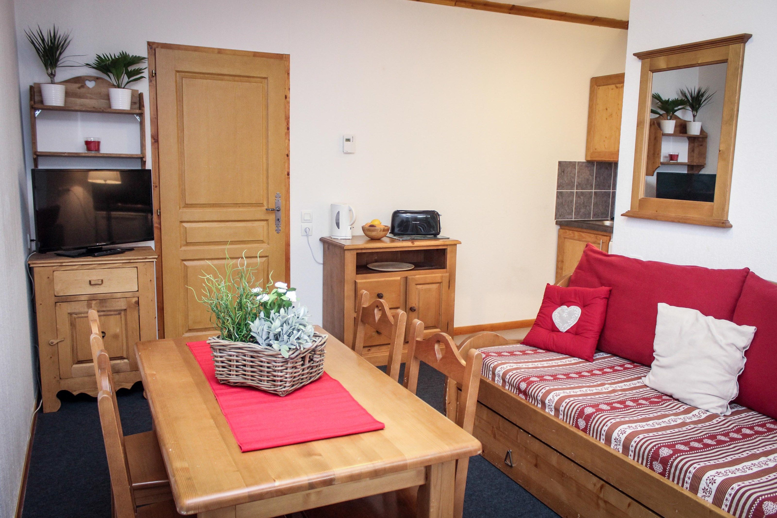 image Kick back your feet and relax in the cozy living area.