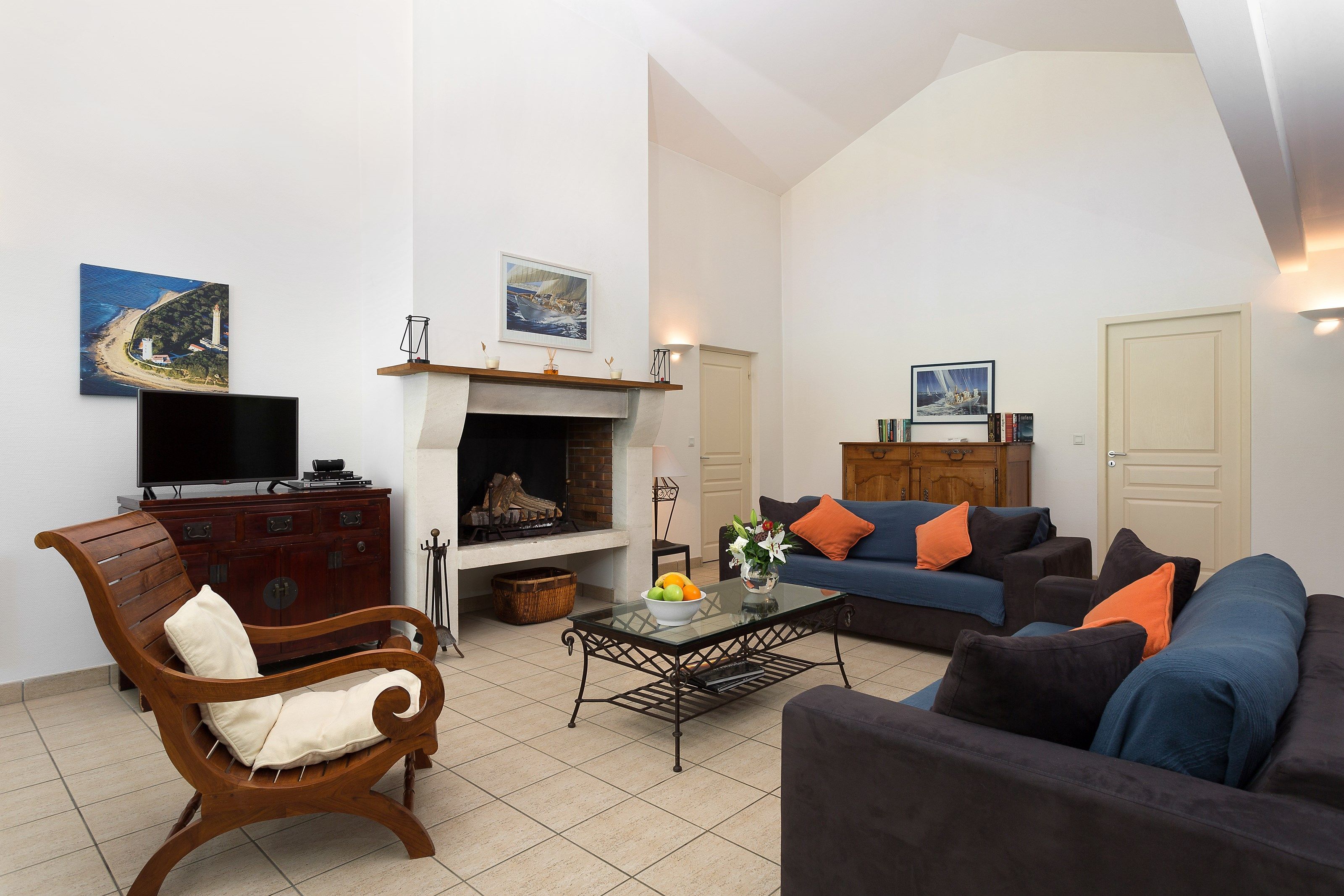 image Sink into the cozy sofa after a day exploring the area.