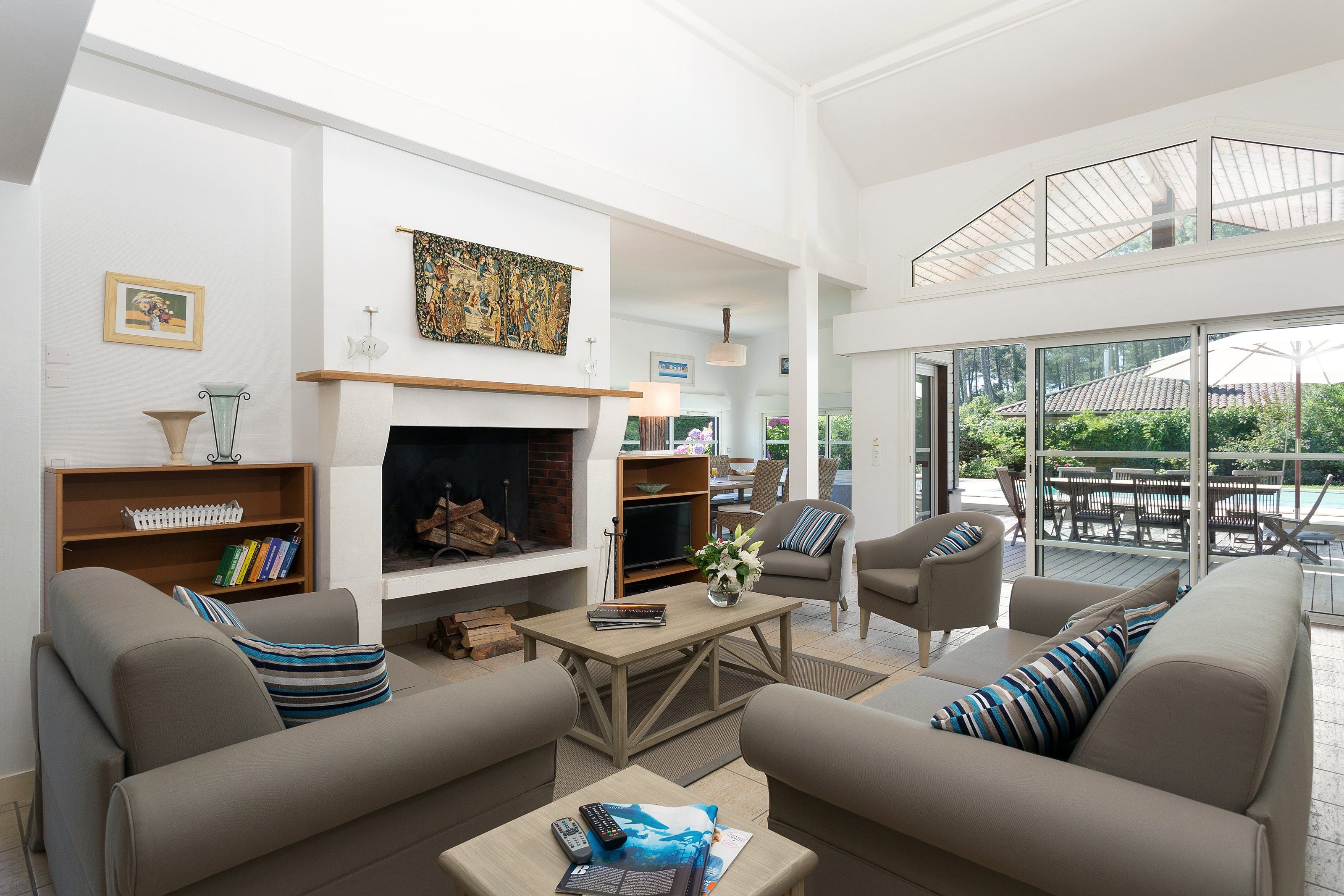 image Find peace and relaxation with your close friends and family in this stunning living room.