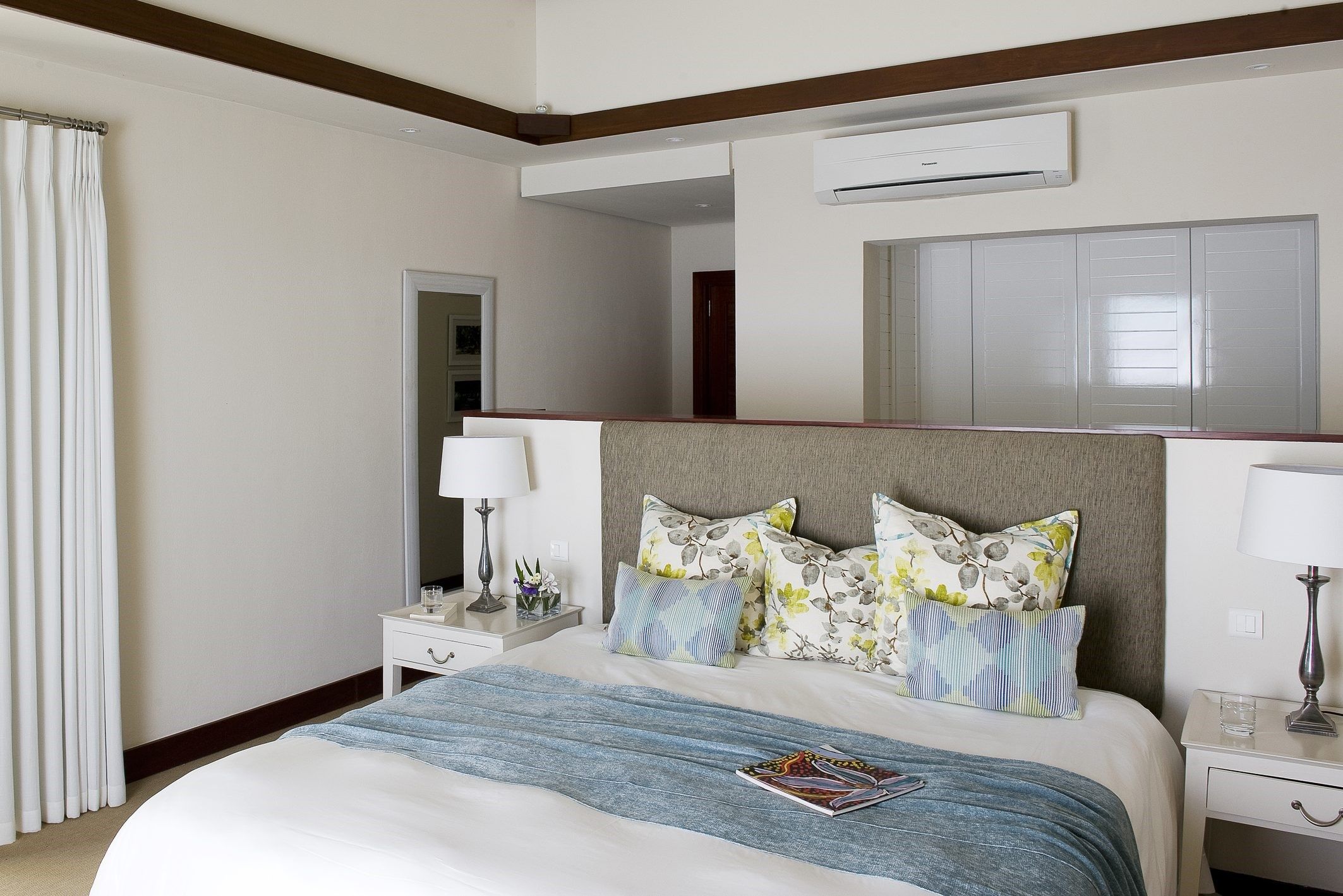 image Get a peaceful night sleep in our cozy bedrooms.