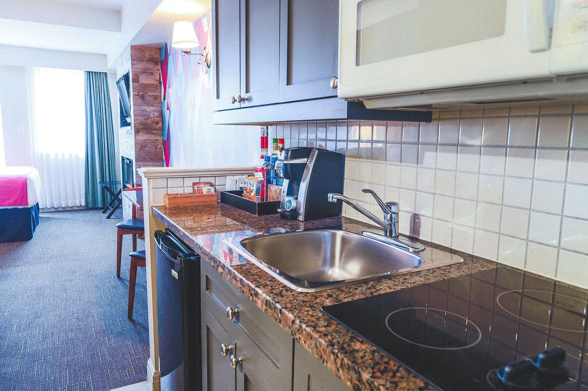 image Hungry? Grab a snack in your kitchenette!