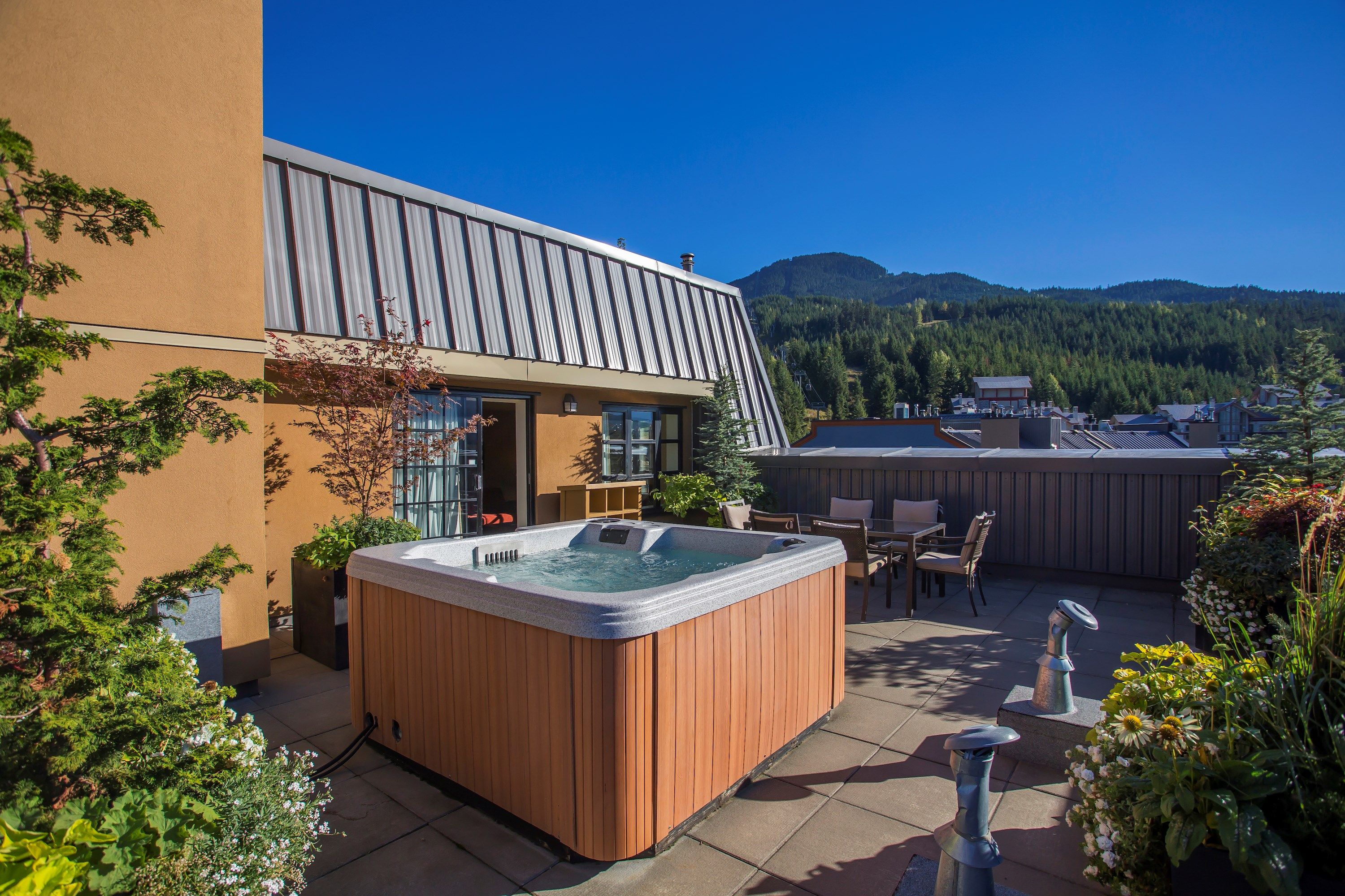 image You'll love having a private hot tub!