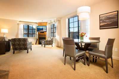 Relax in the cozy living area after a day outside.