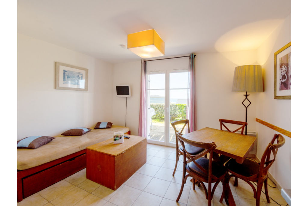 image Kick back your feet and relax in the cozy living area.