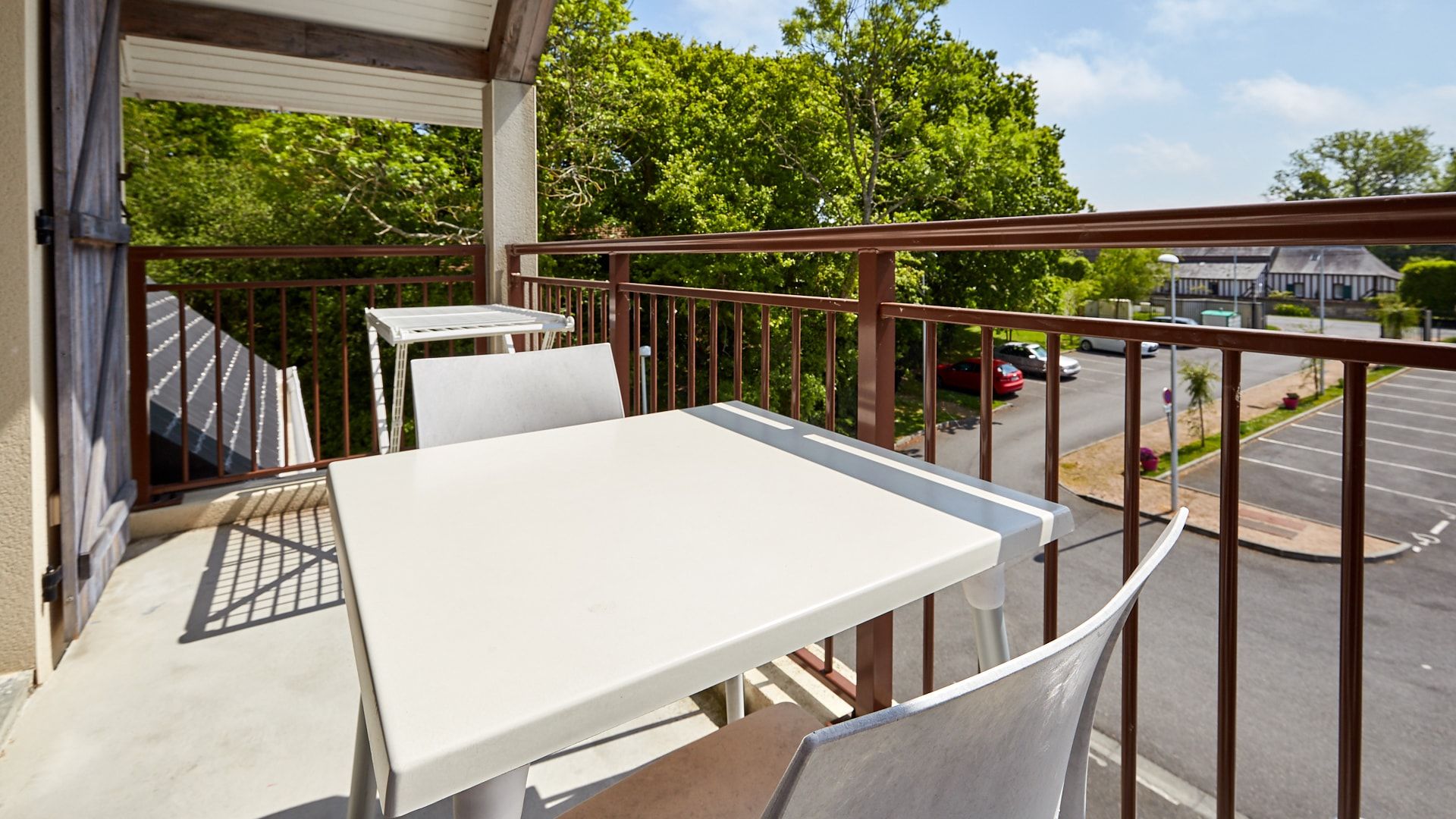 image Open the door and step out onto your private balcony!