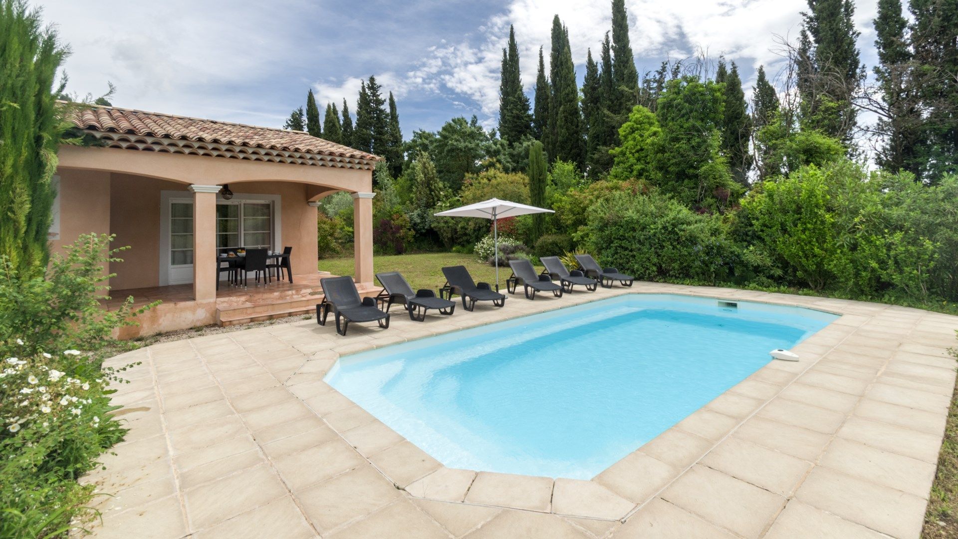 image Spend time with family and friends in your private pool.