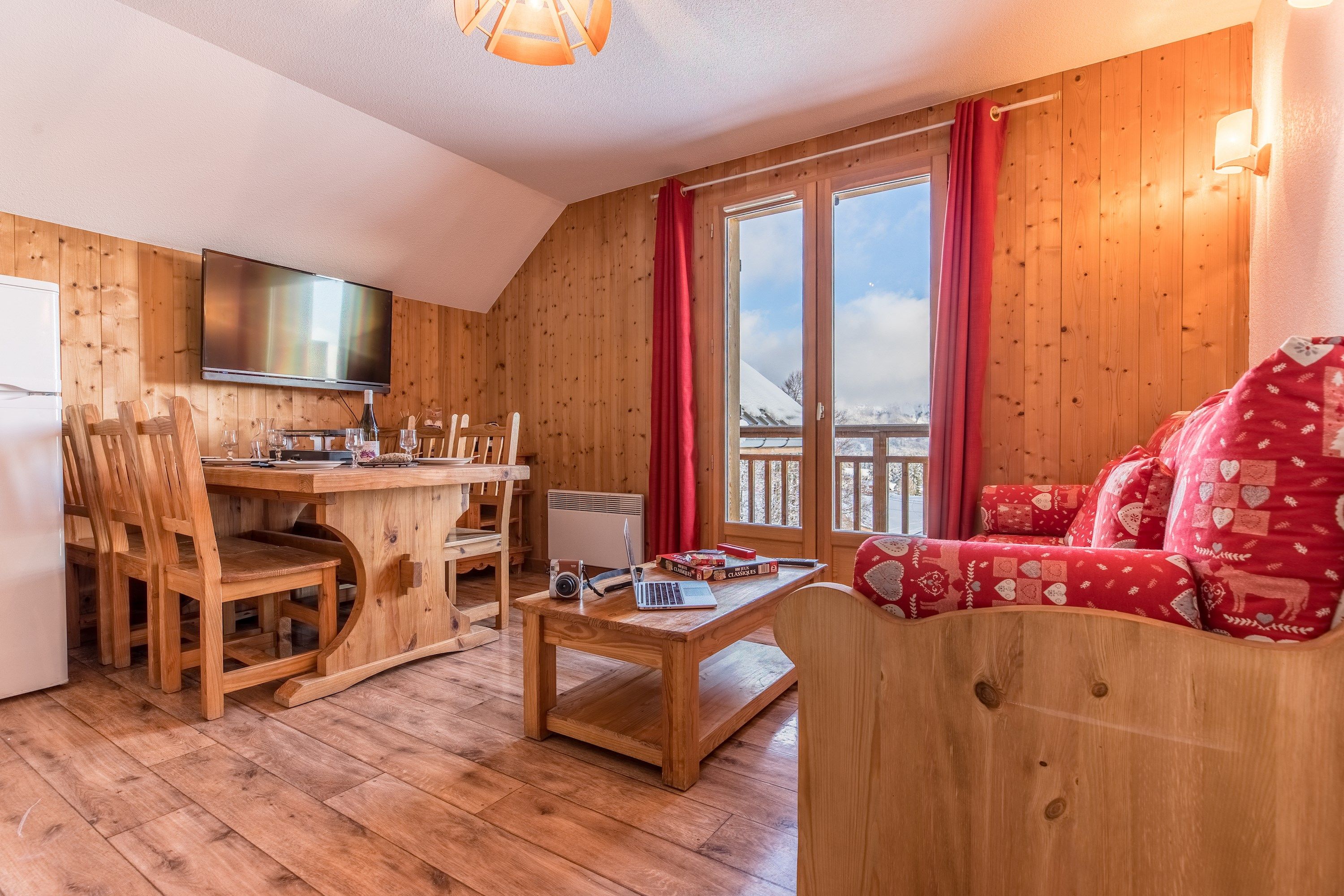 image You will love the cozy and open living area.