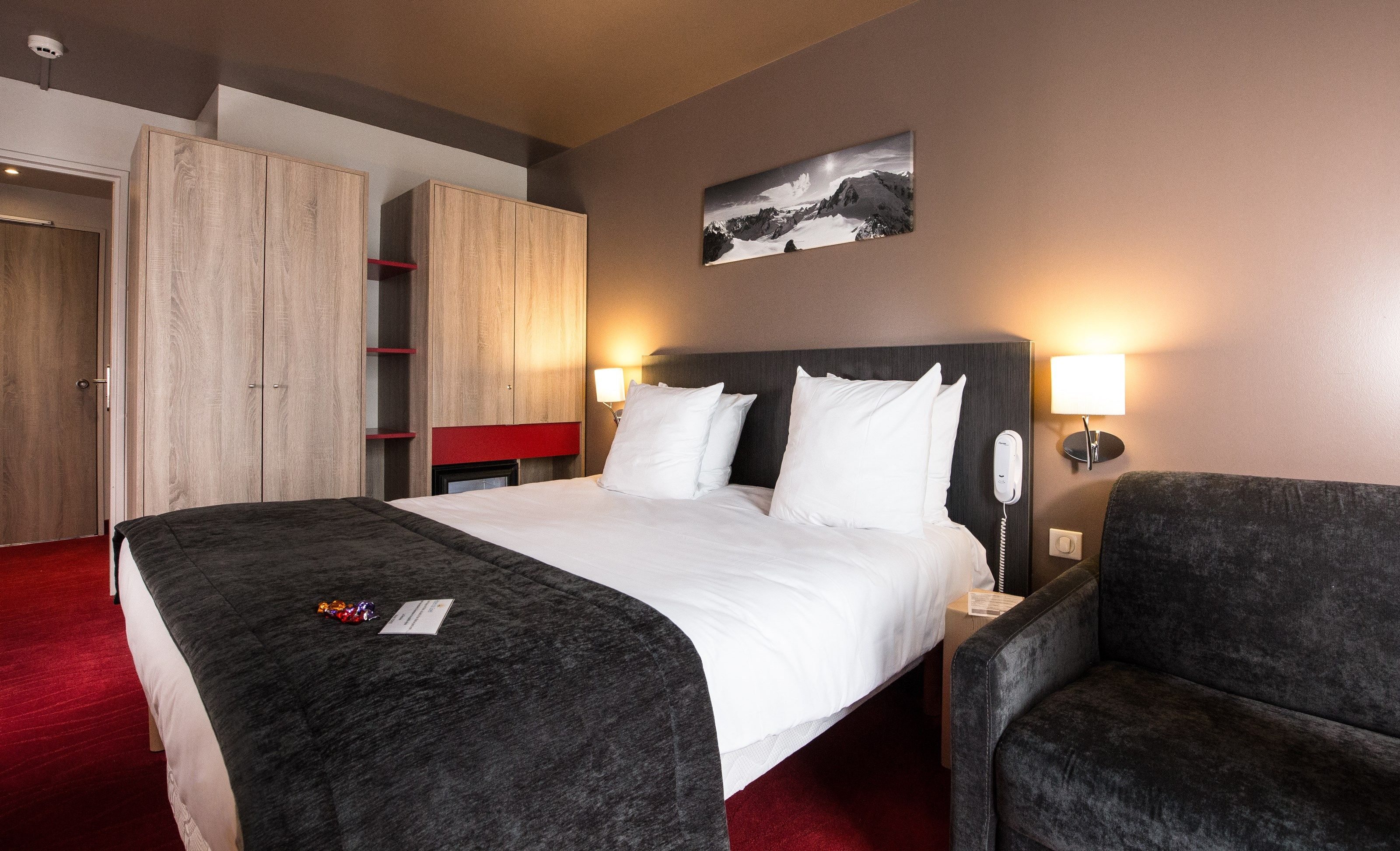 image Enjoy a peaceful sleep in the Double bed.