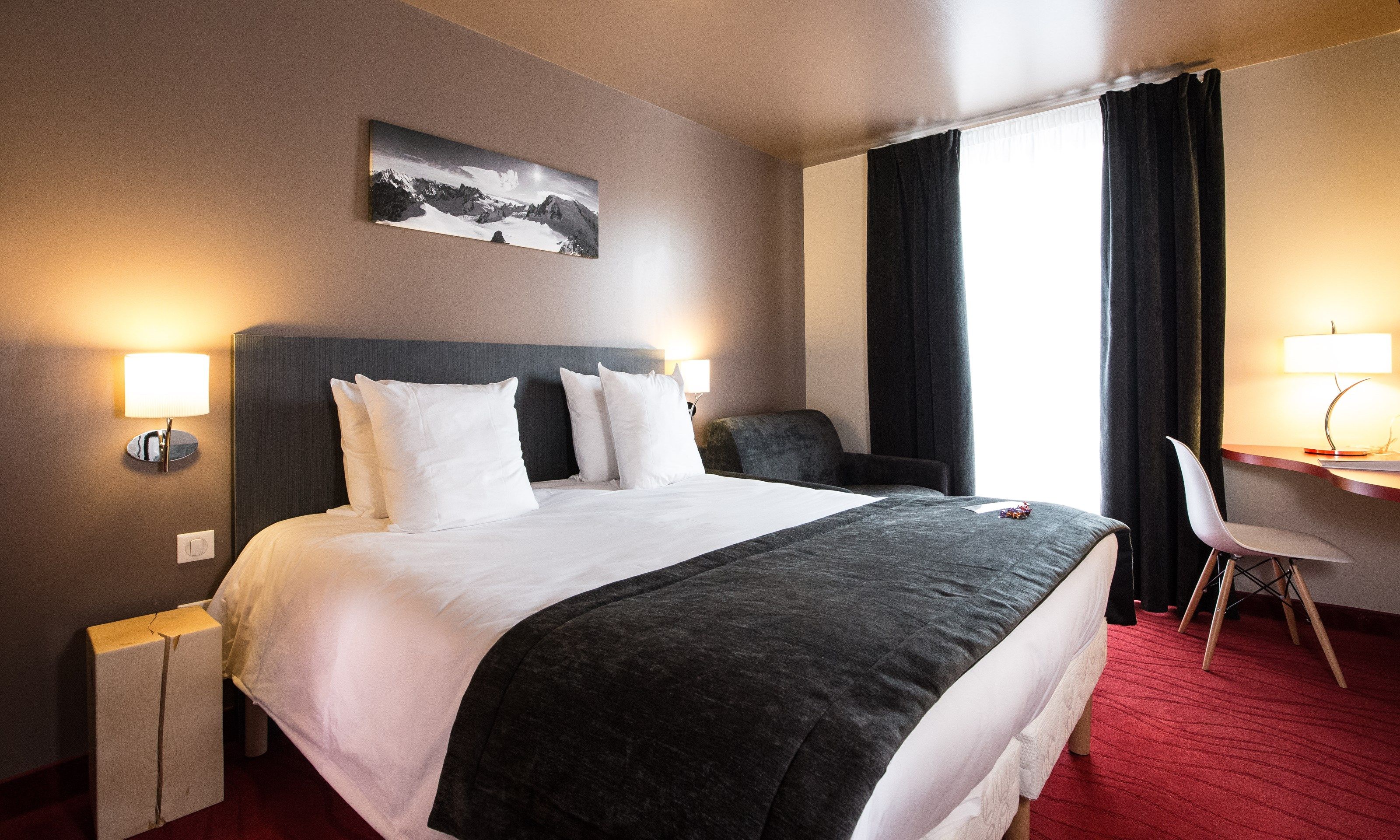 image Drift to sleep in the comfortable Double bed after a wonderful day outside.