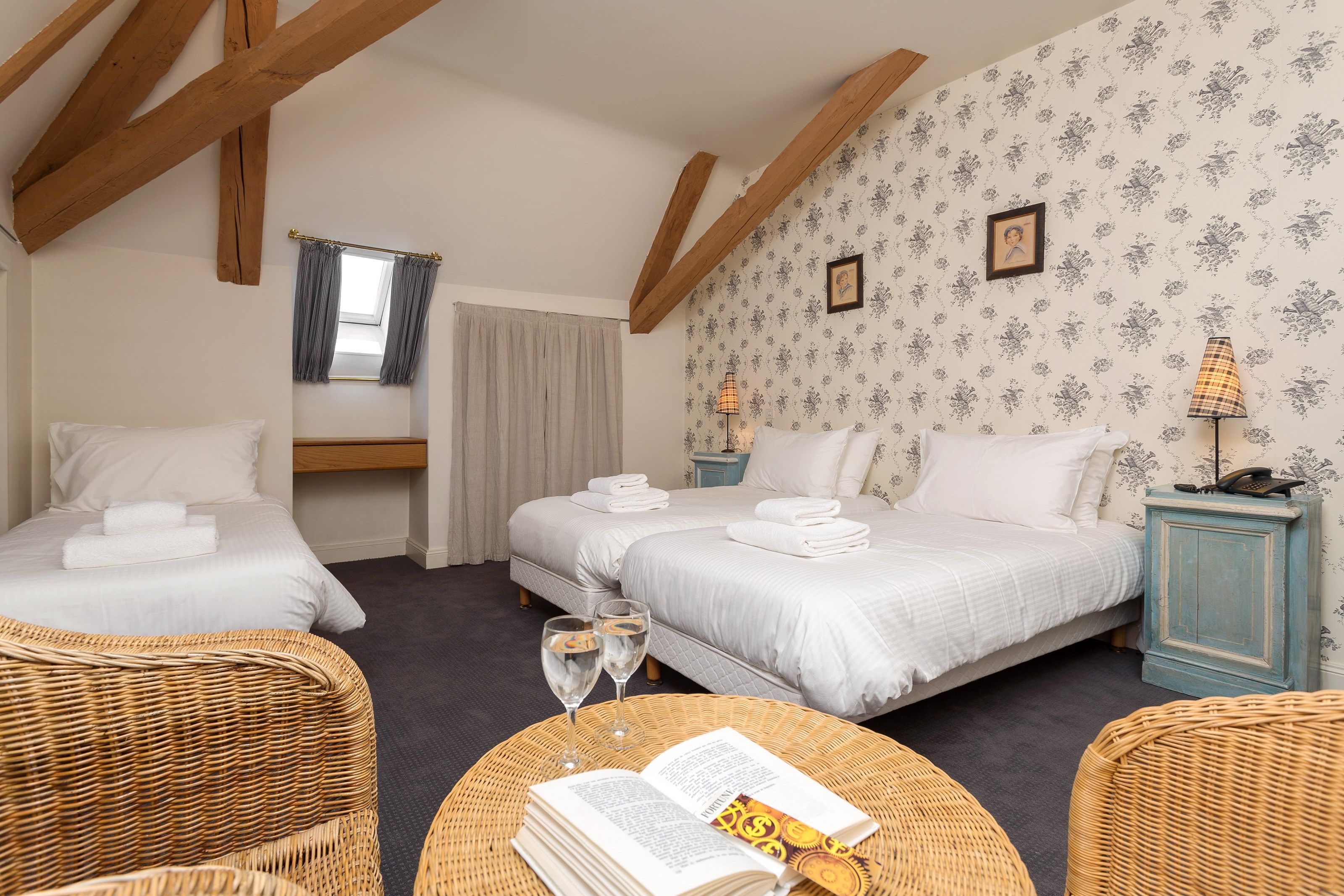 image The second bedroom features 3 Single beds.