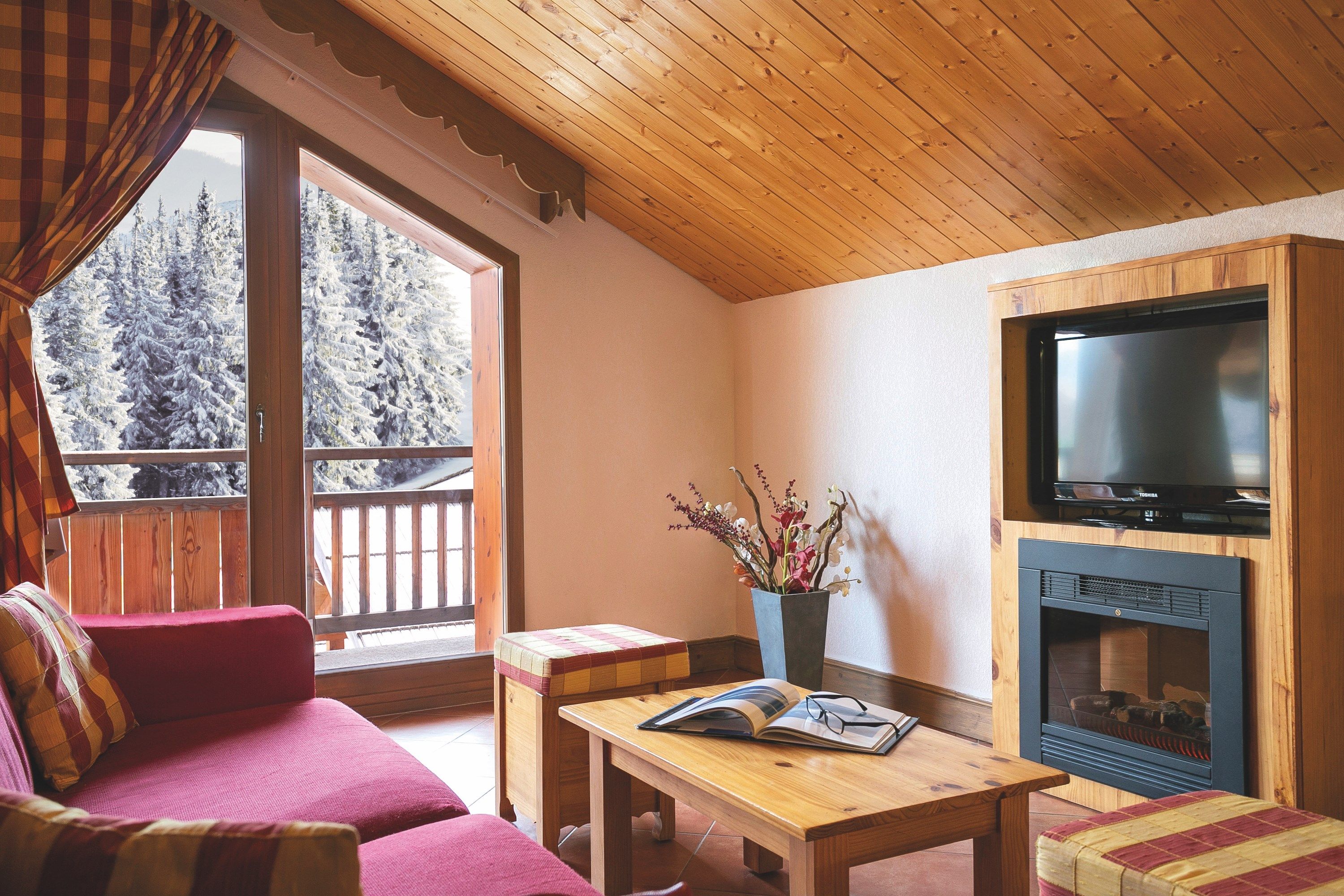 image Sink into the cozy sofa after a day exploring the area.