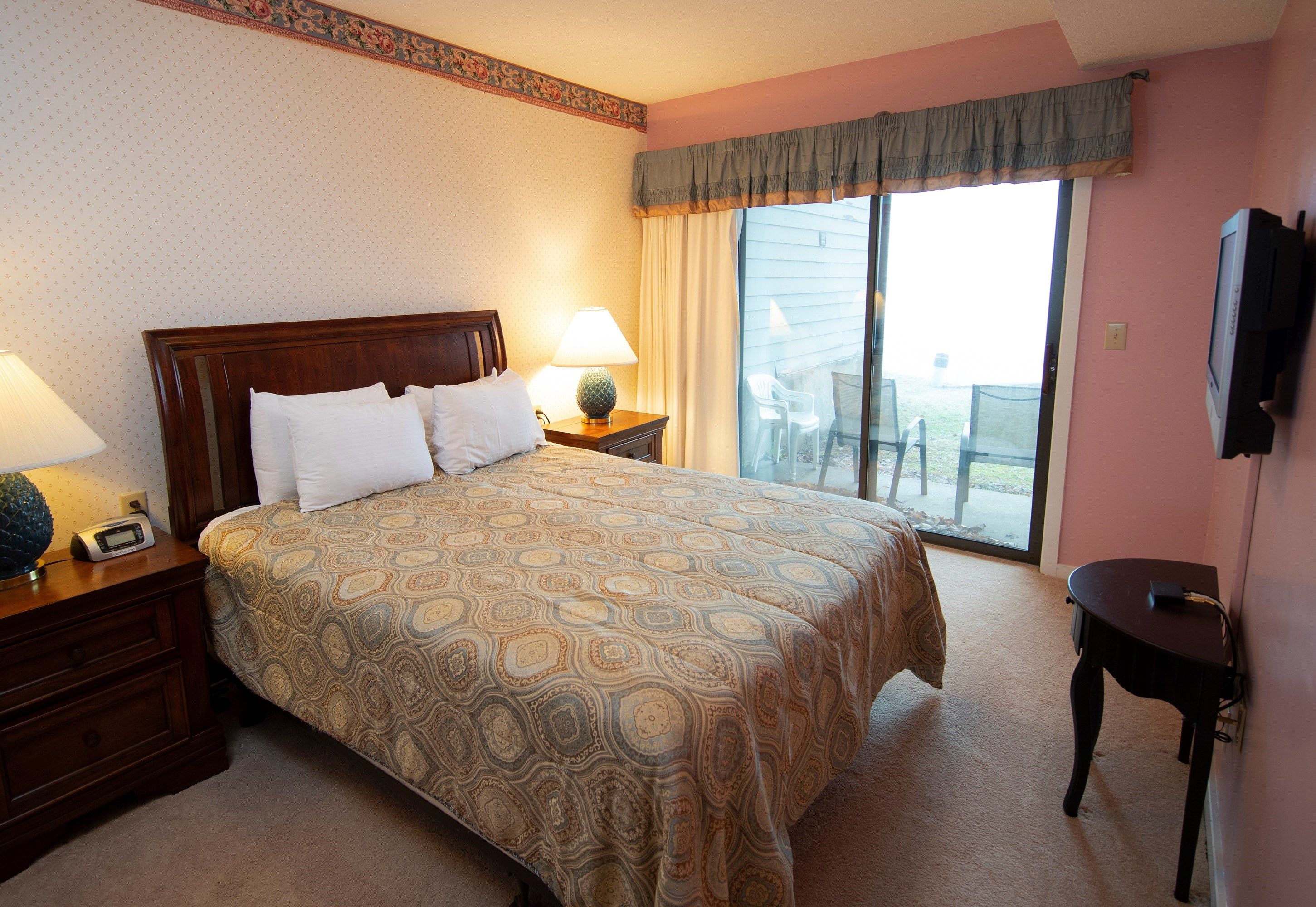 image Fall asleep in our cozy bedrooms with a variety of bedding options.