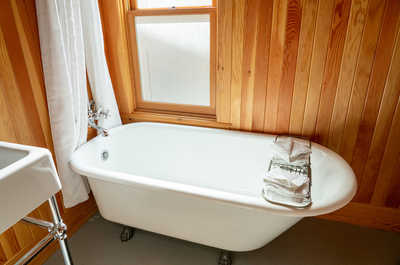 Relax and unwind by soaking in a warm bath.