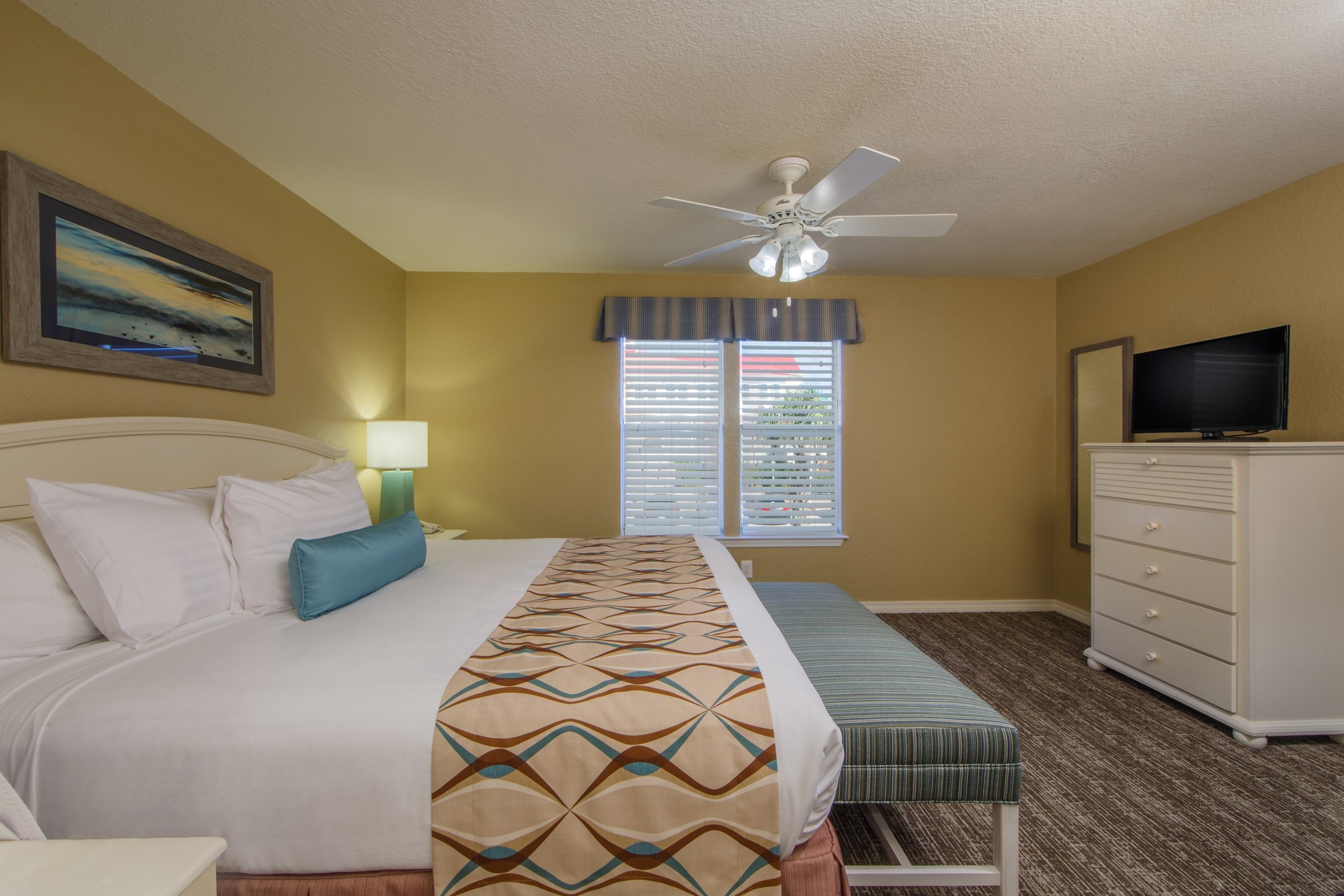 image Drift to sleep in a comfortable Queen bed after a wonderful day outside.