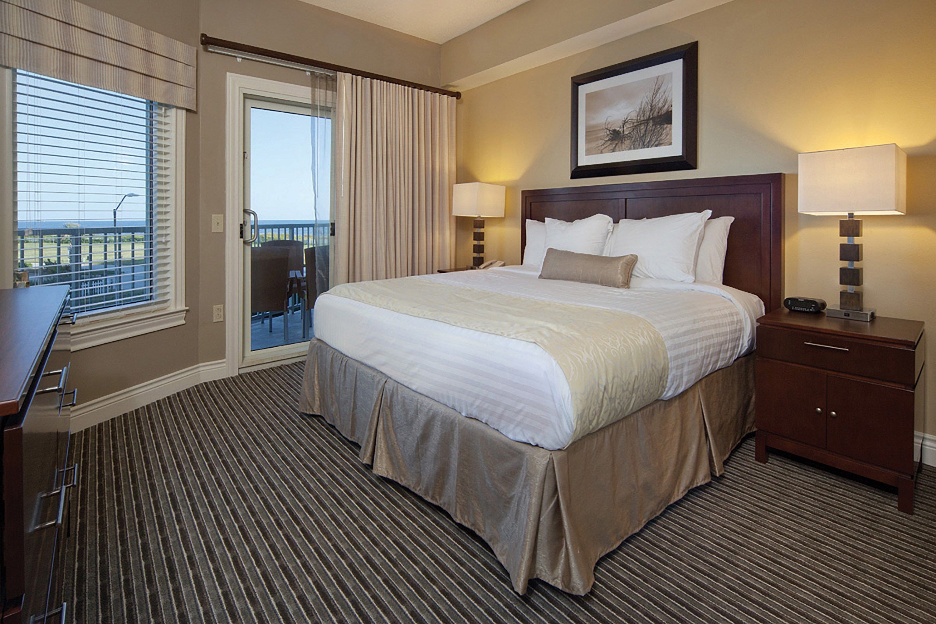 image Get a good night sleep in the comfy King bed.