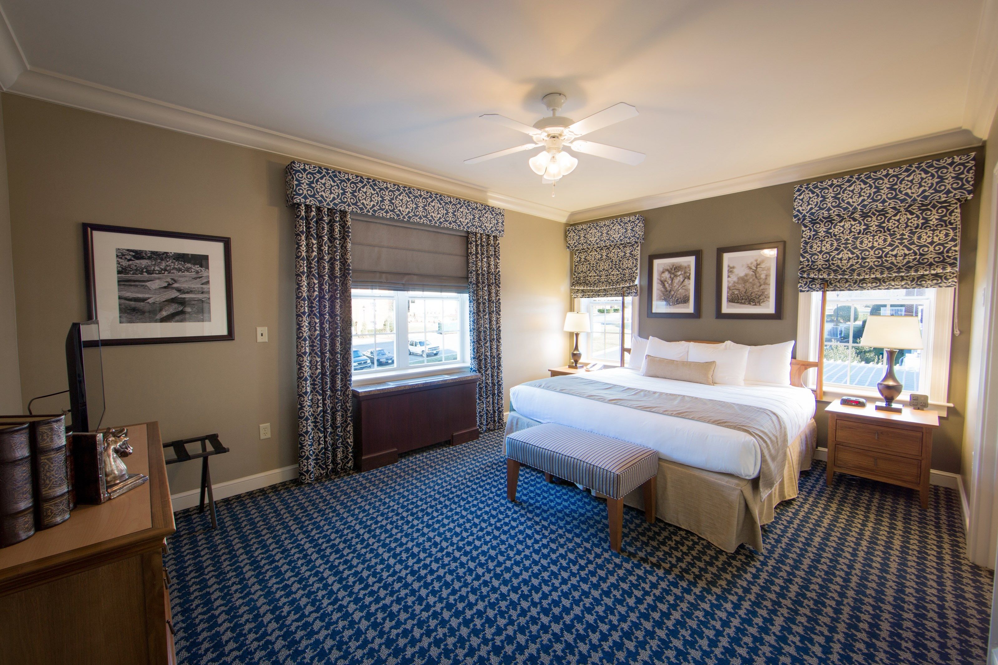 image Drift to sleep in a comfortable bed after a wonderful day outside.