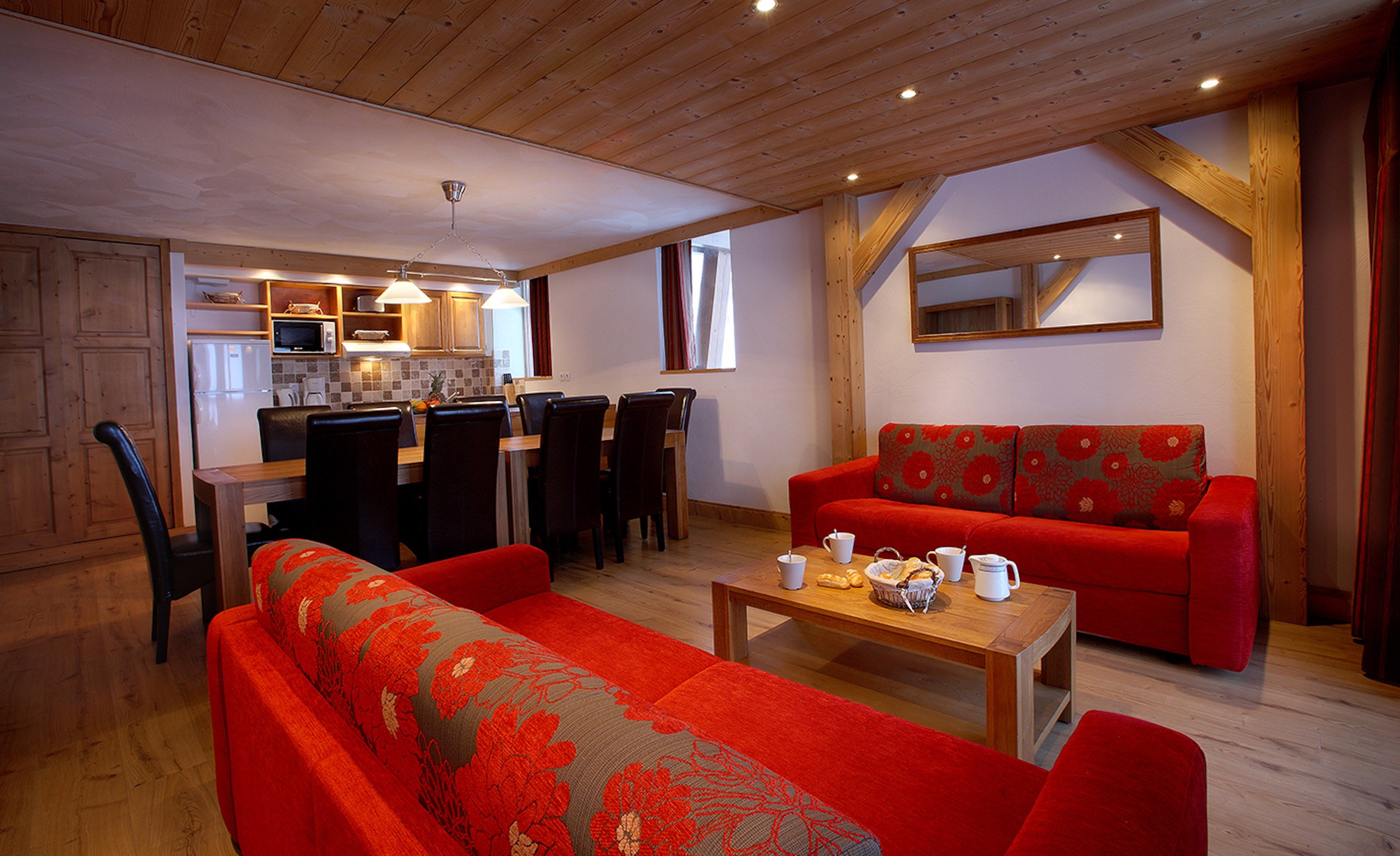 image Sit back and relax in the cozy living area after a great day.