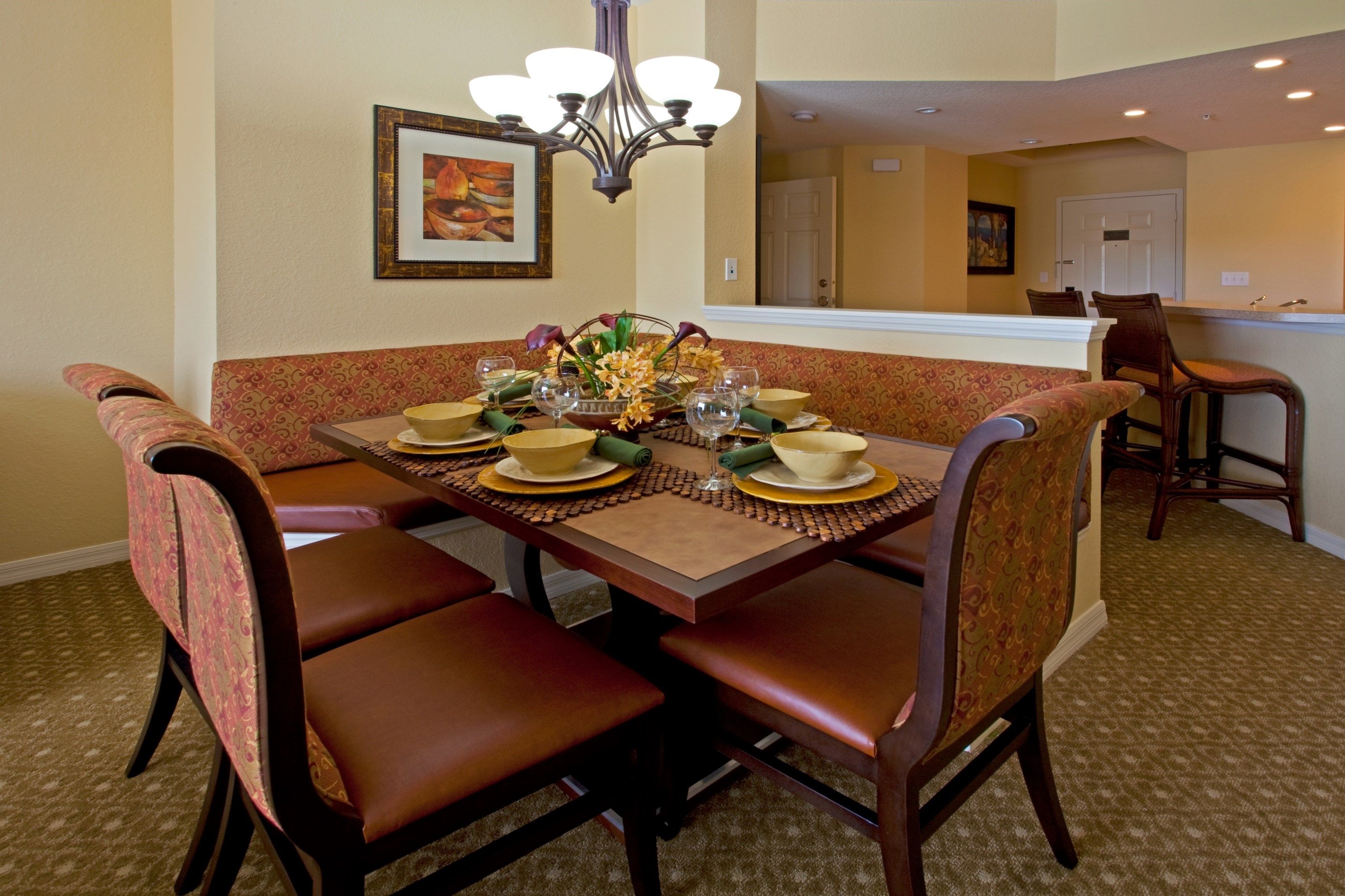 image Share meals and laughs at the dining table.