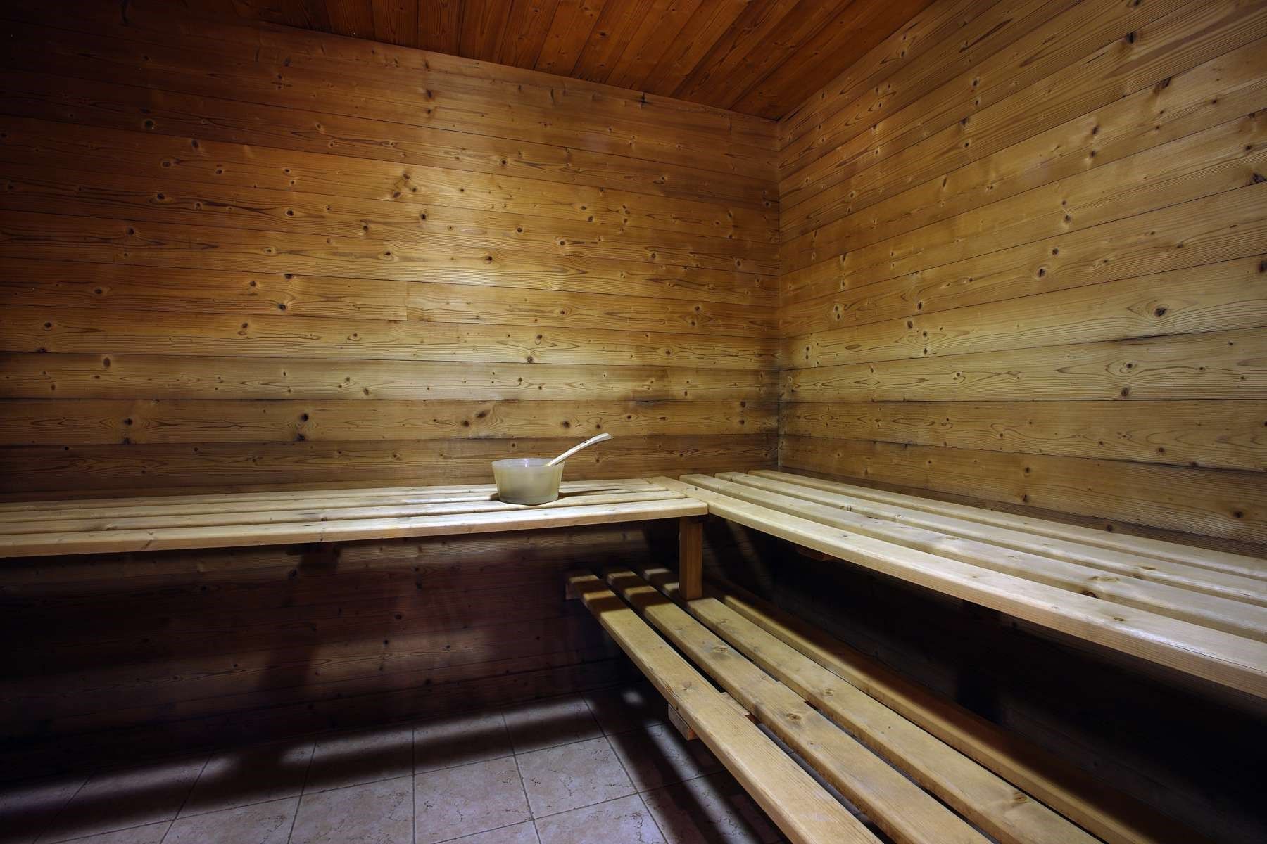 image Warm up in your own private sauna!