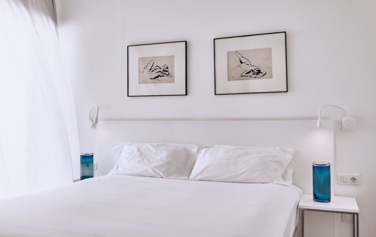 image Drift to sleep in a comfortable bed after a wonderful day outside.