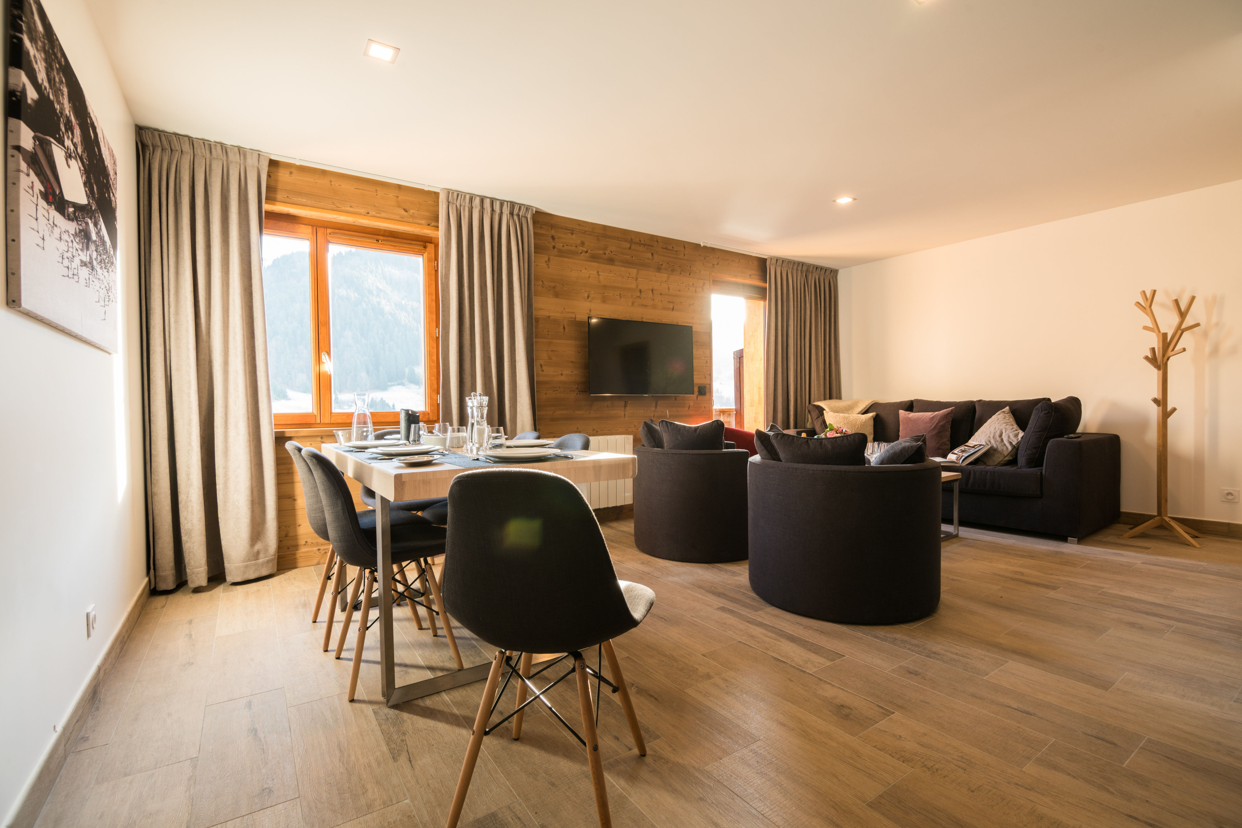 image Relax and rejuvenate in the cosy living room which features a comfortable sofa bed.