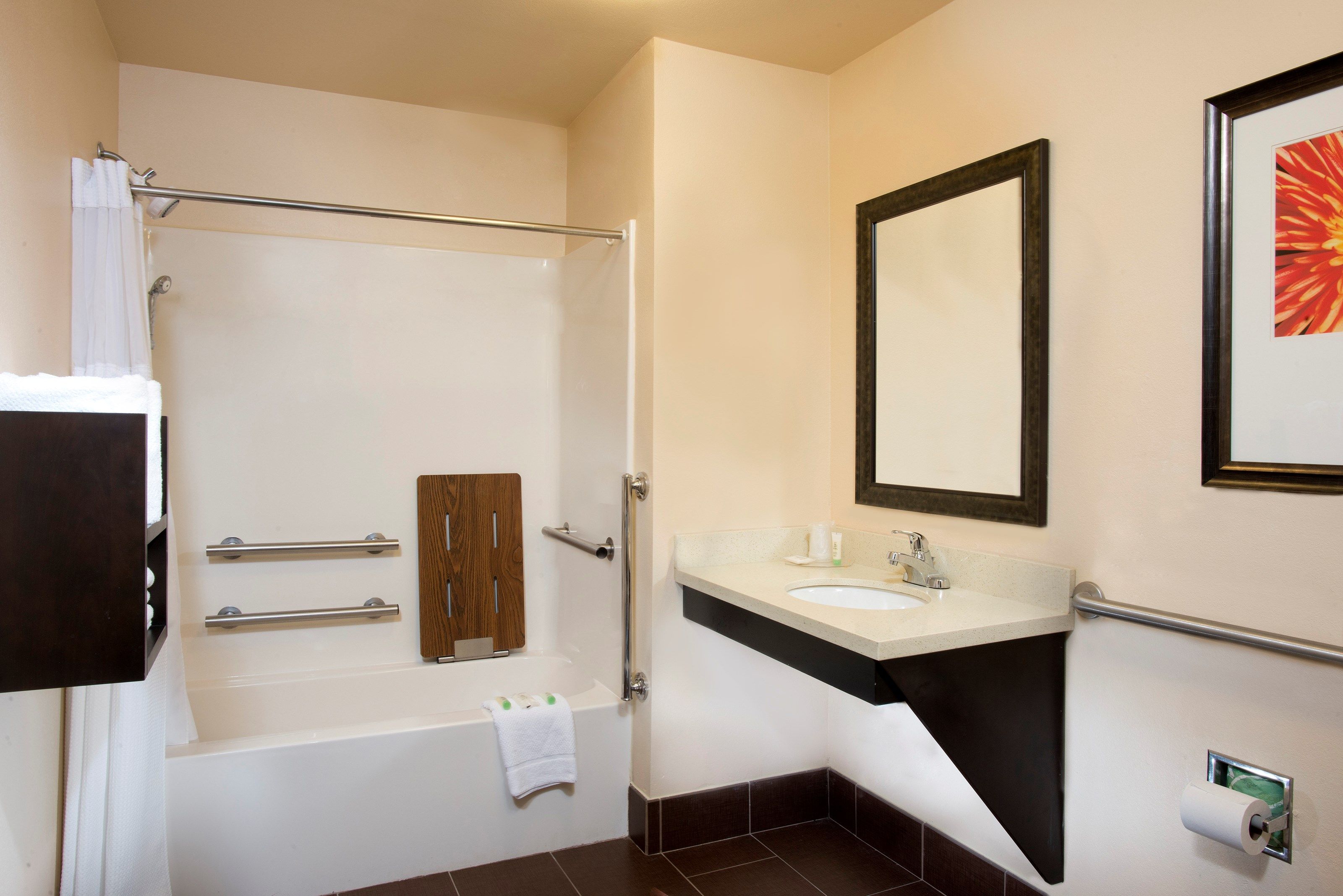 image Your bathroom will have an accessible tub.