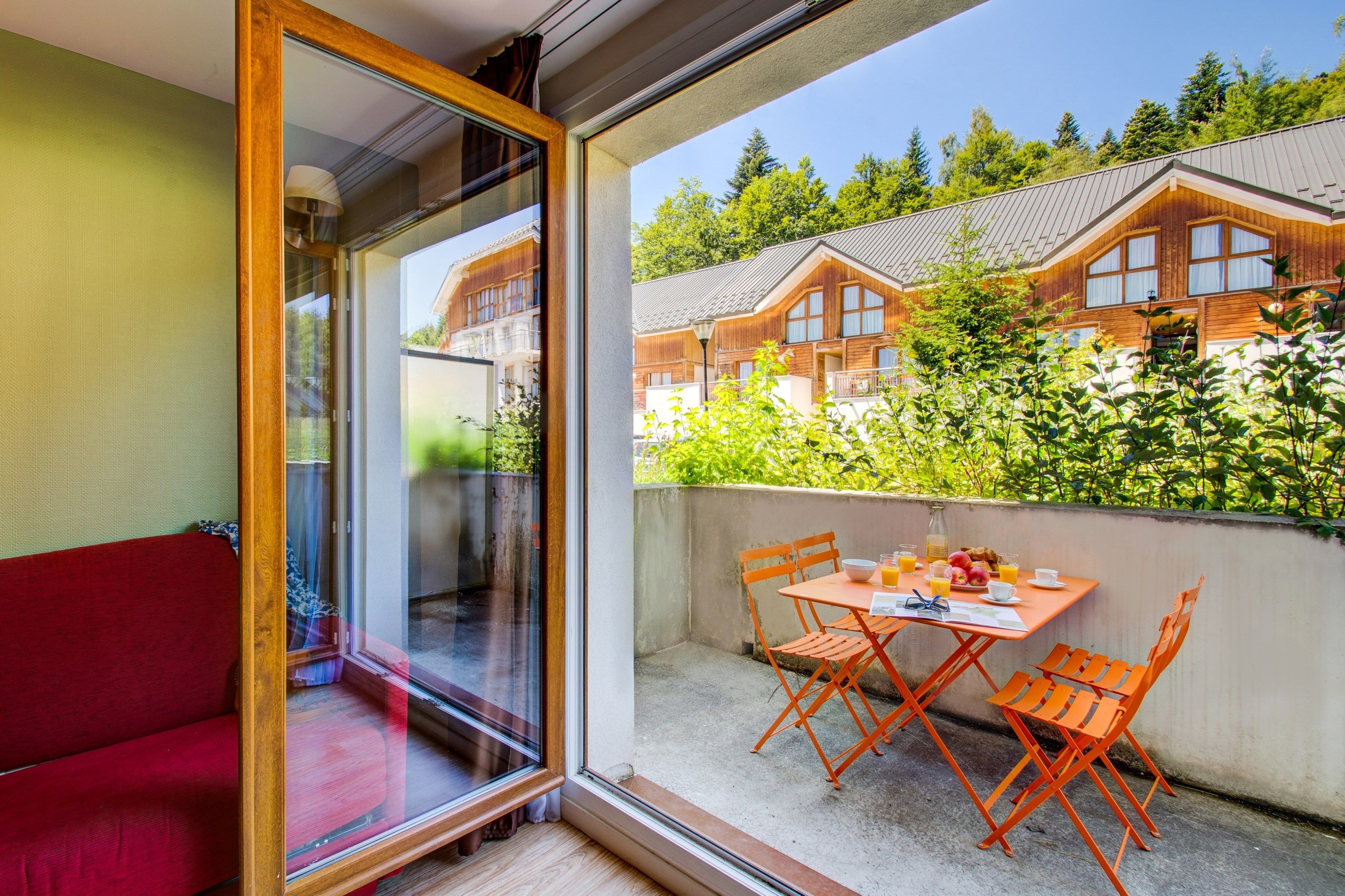 image Open the door and step out onto your private balcony! Views vary.