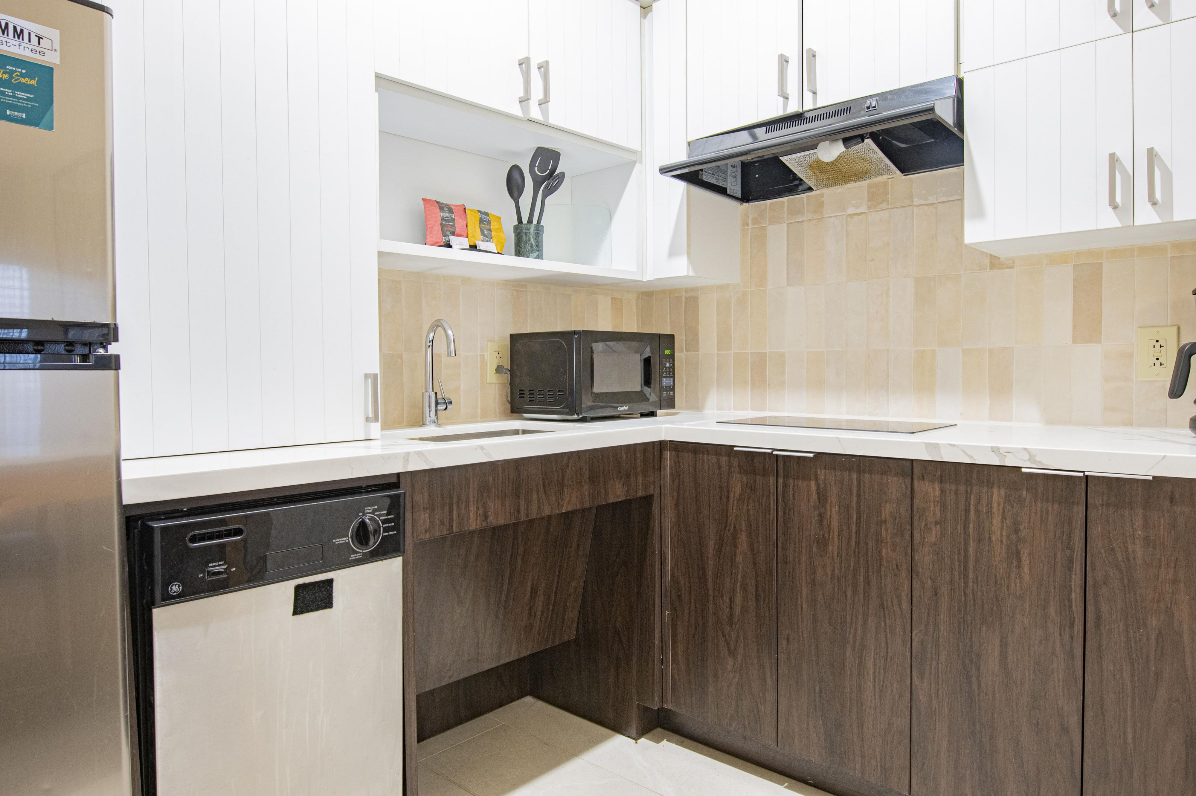 image Accessible kitchen with full-size appliances and open layout.