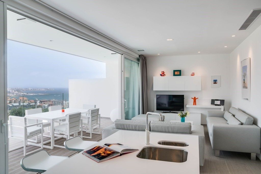 image Sit back and relax in the cozy living area after a great day.