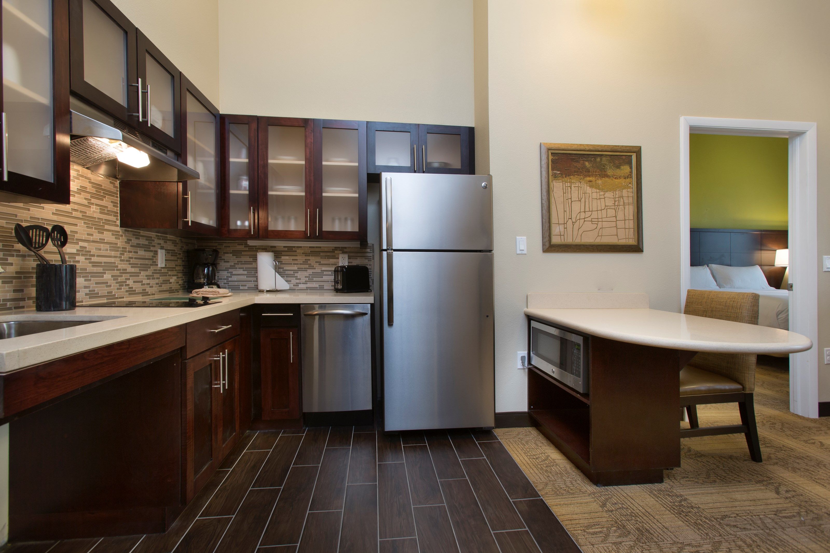 image Prepare a small meal in your kitchen.