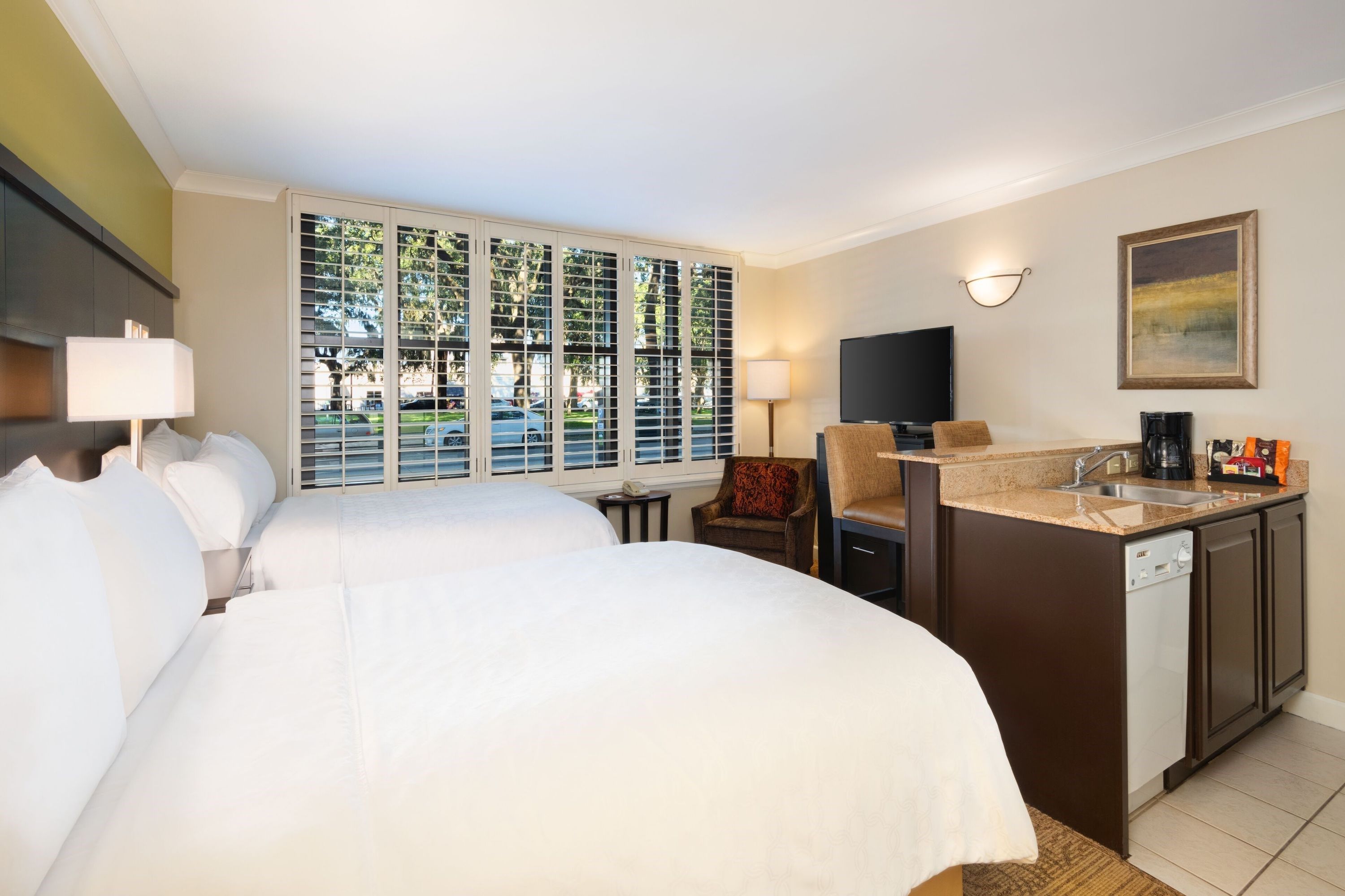 image Drift to sleep in a comfortable Double bed after a wonderful day outside.