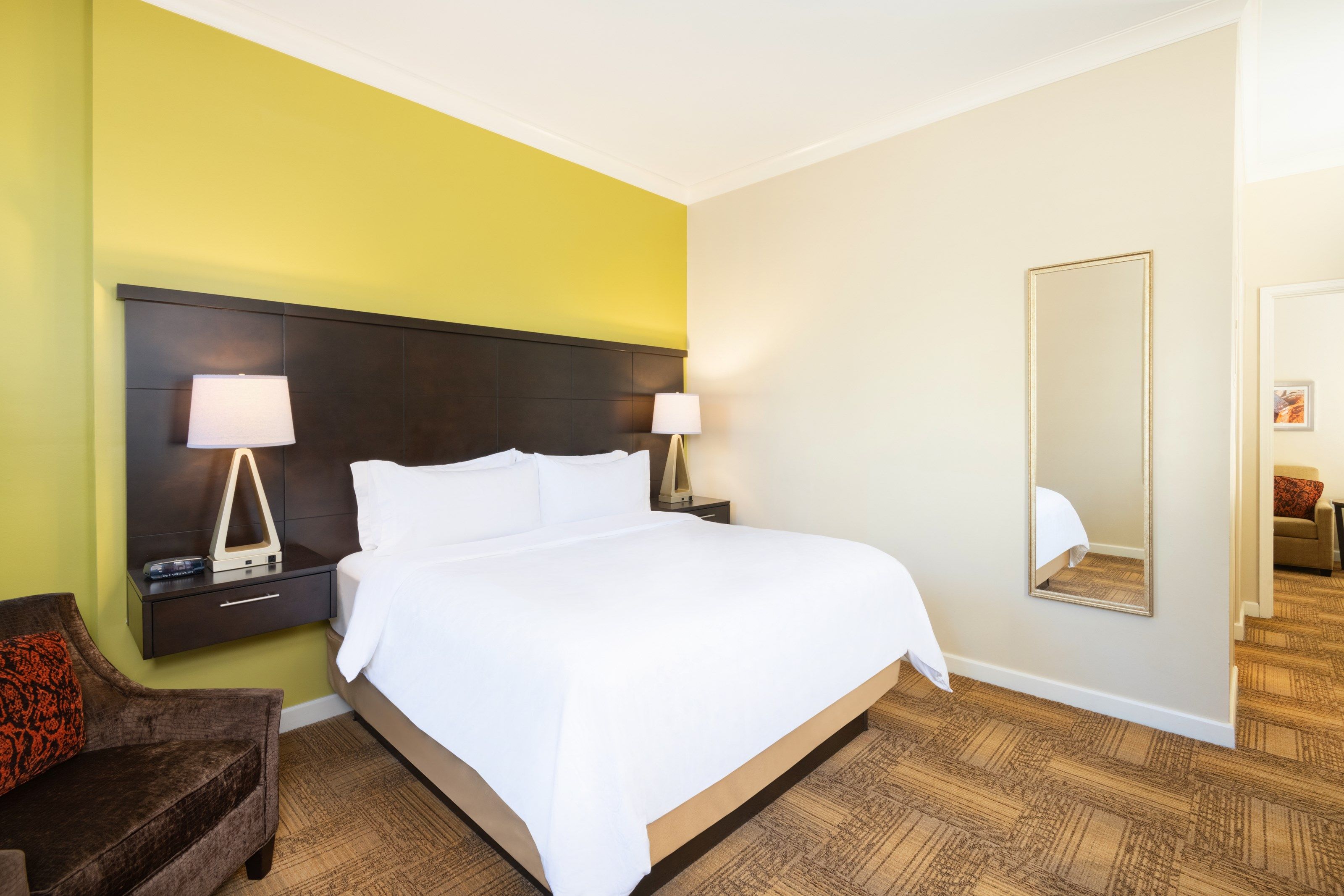 image Drift to sleep in a comfortable bed after a wonderful day outside.