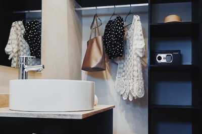 Get ready for your day in the lovely bathroom and spacious closet.