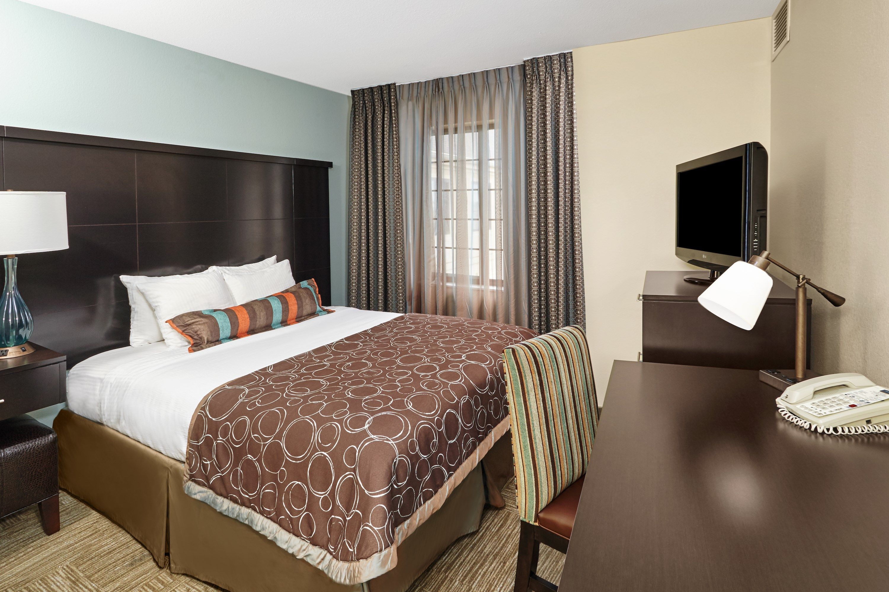 image Get a good night's rest in the cozy King bed.