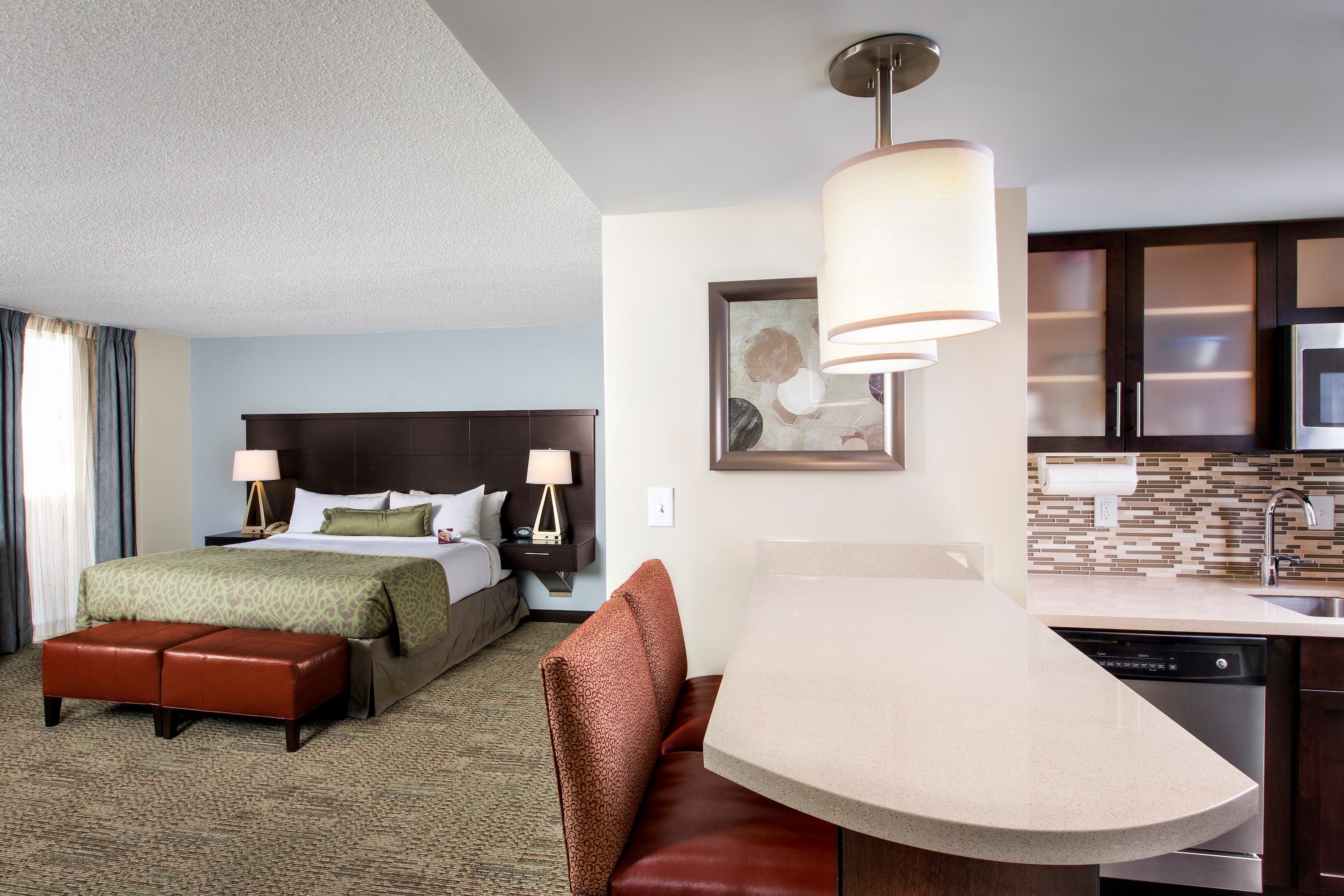 image Get a peaceful night's sleep in our cozy bed.